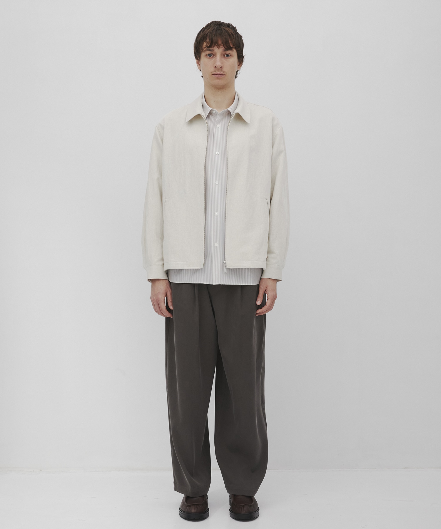 リネンデニムドリズラージャケット