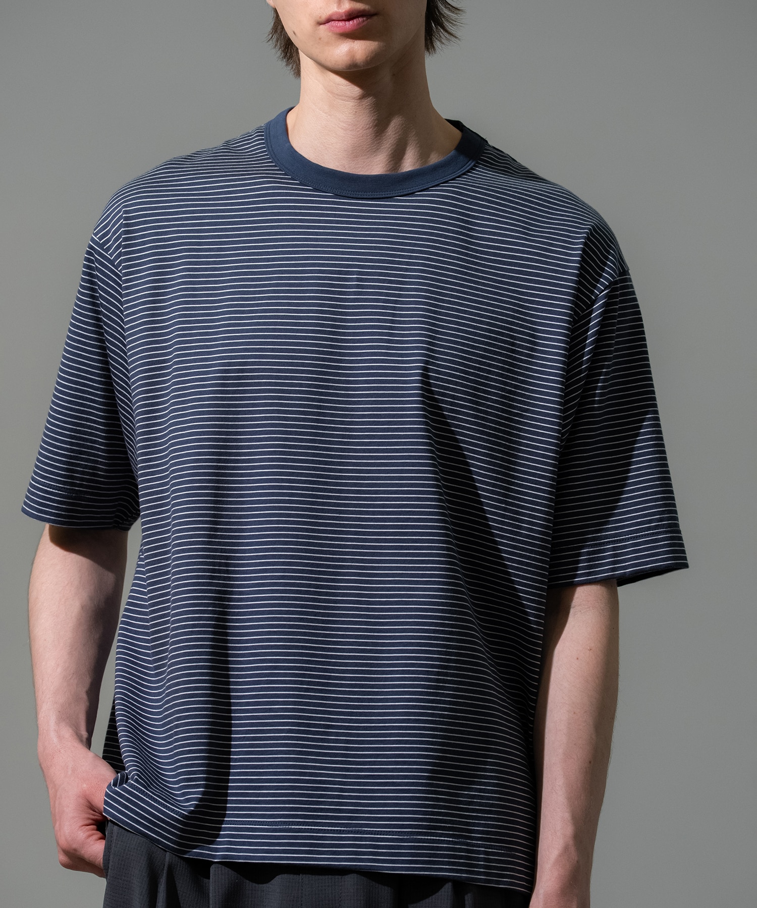 スムースコットンボーダーTEE