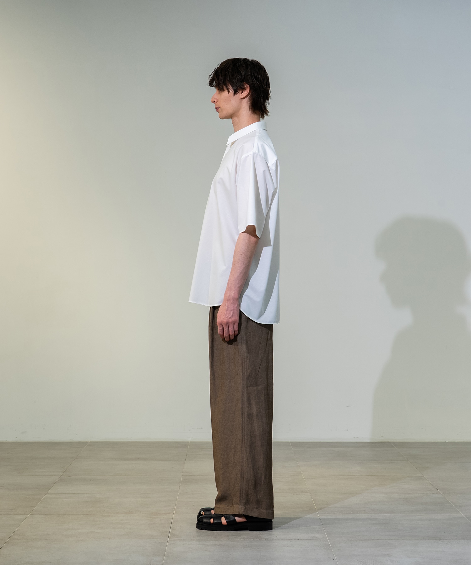 Fade Linen ワイドパンツ