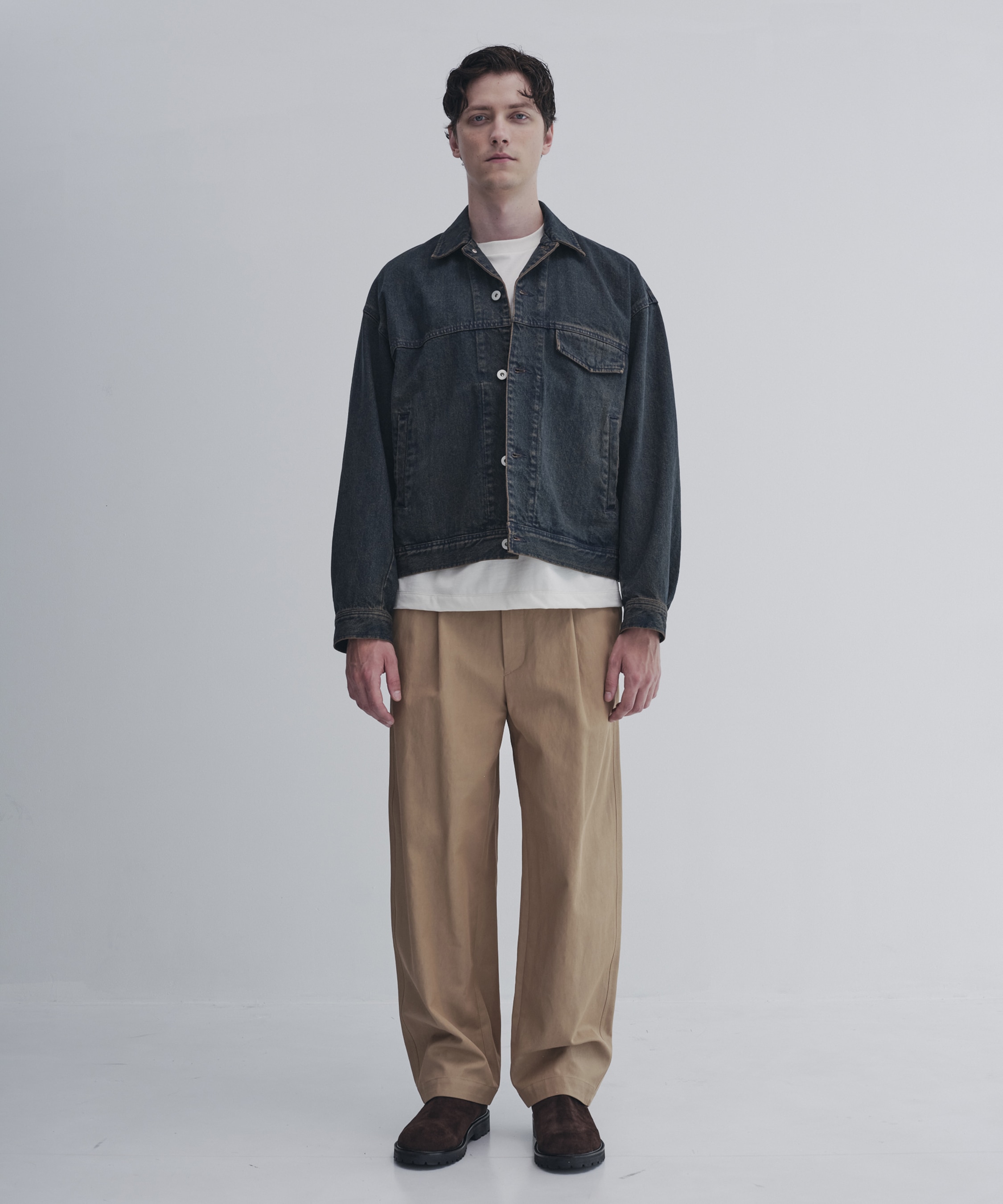 フェードデニムジャケット