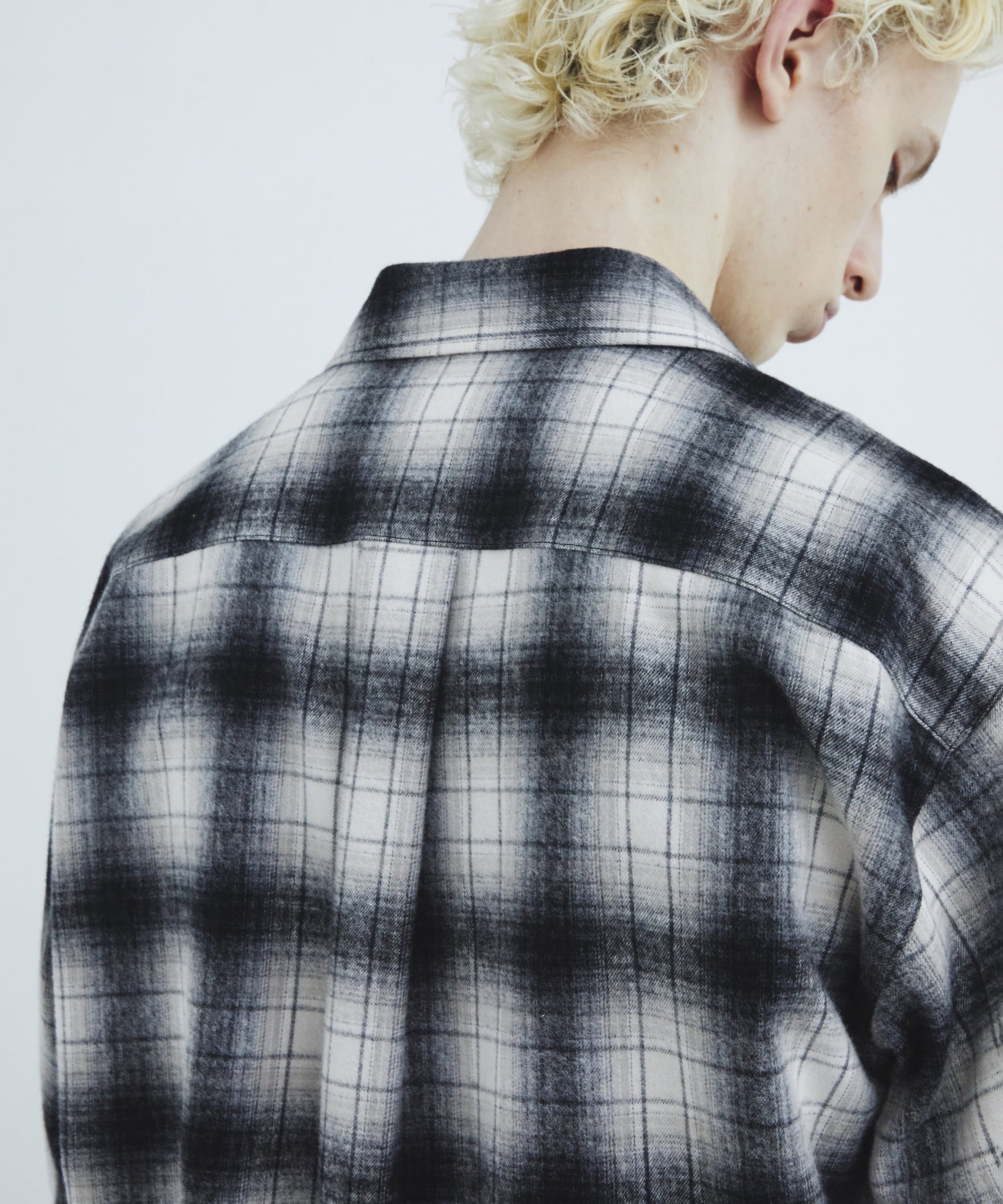 ソフトフランネルチェックシャツ