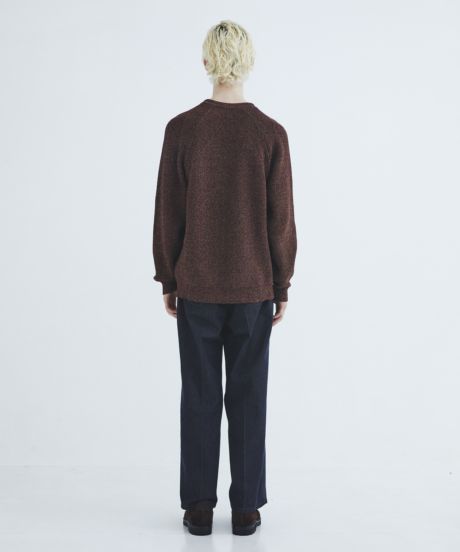 Mixing knit ロングスリーブ