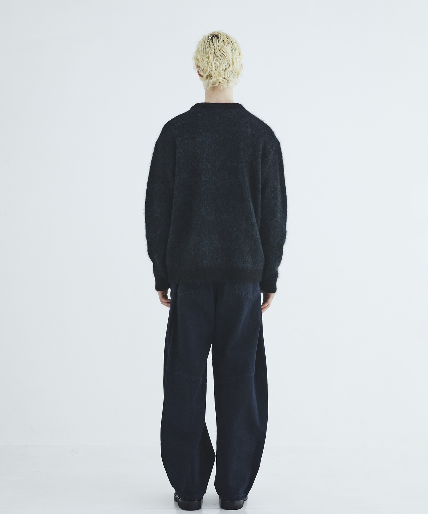 シルクモヘアニットプルオーバー