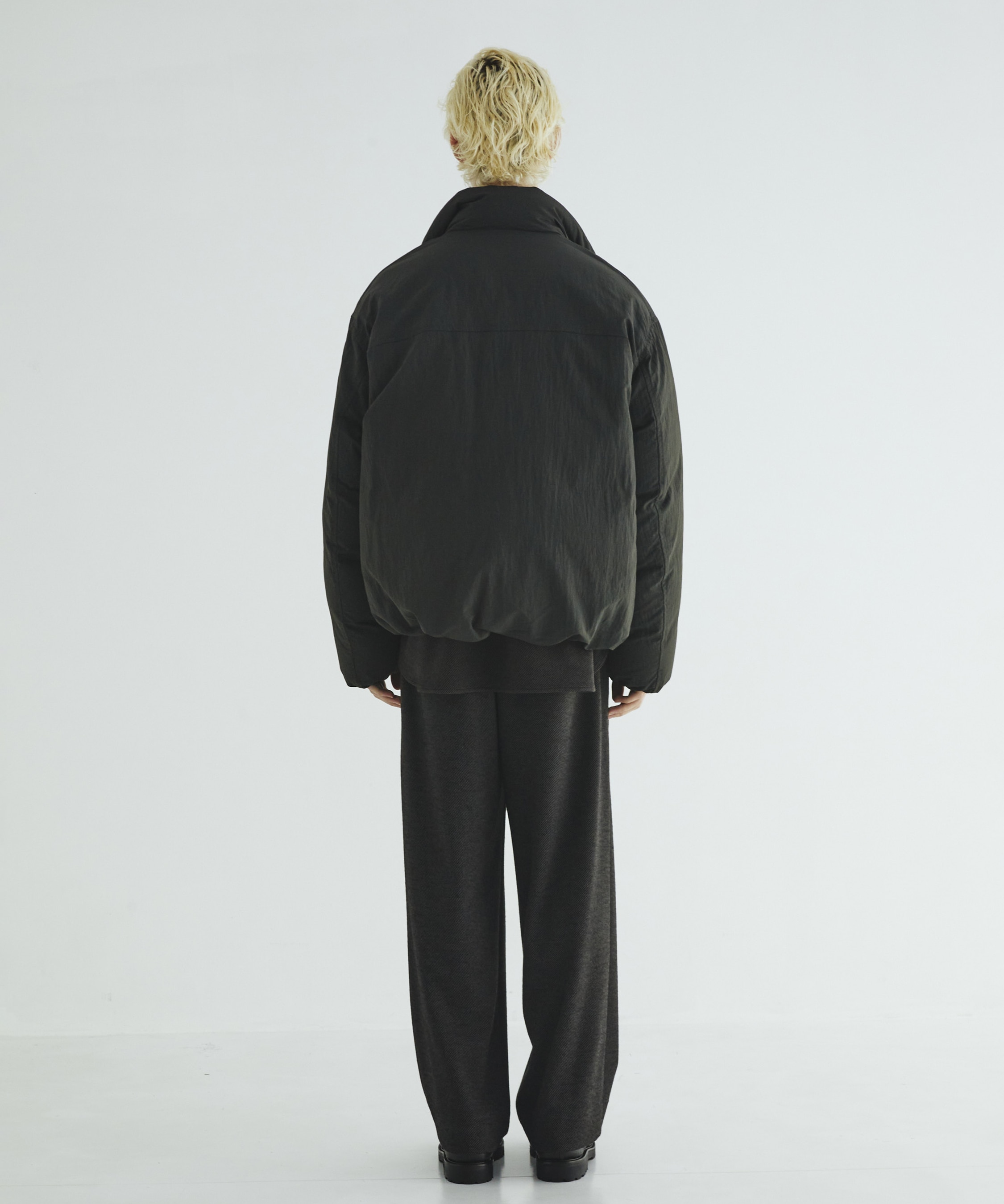 KANEMASA KNITウールネルスラックス