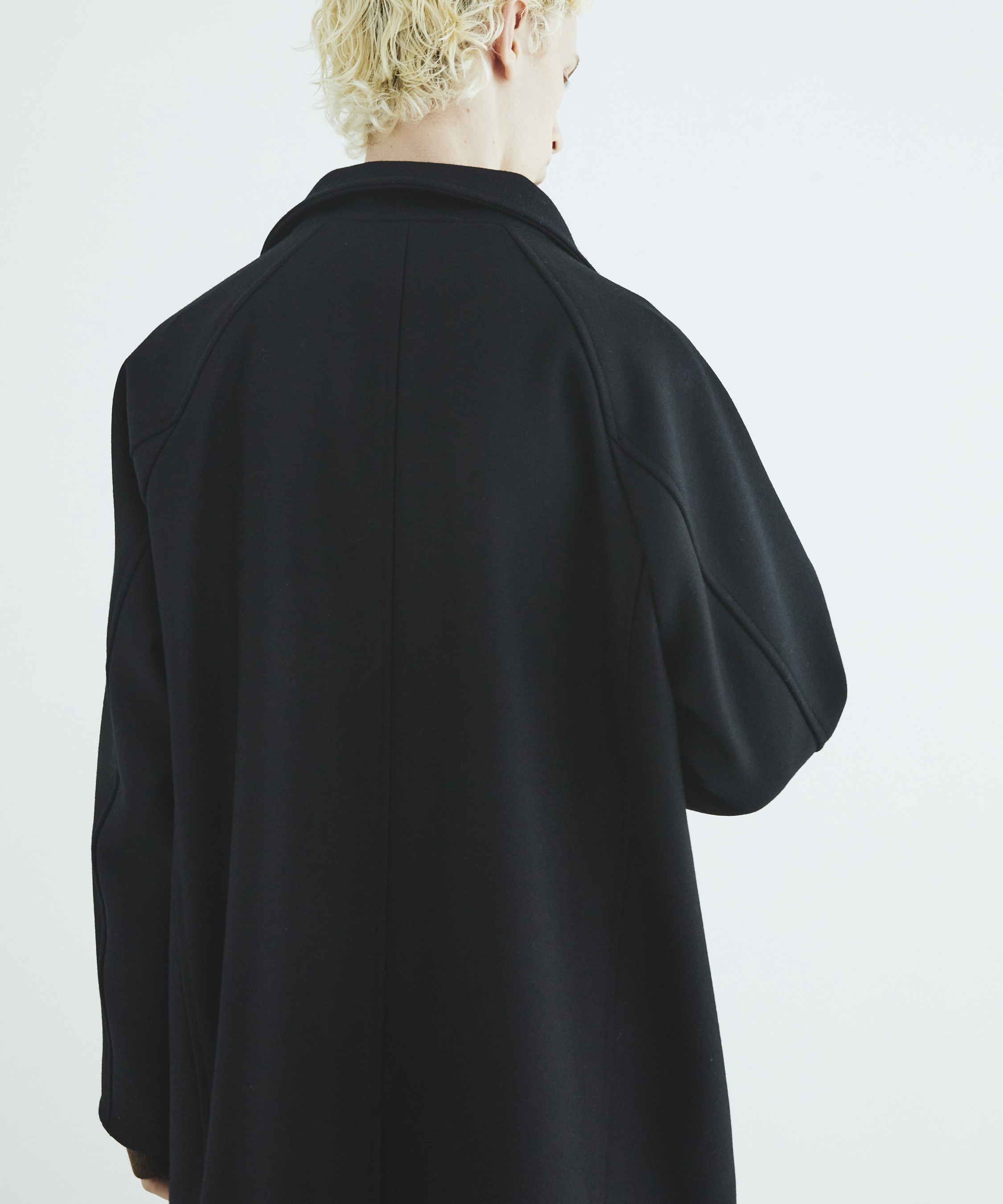 Premium meltonスタンドコート