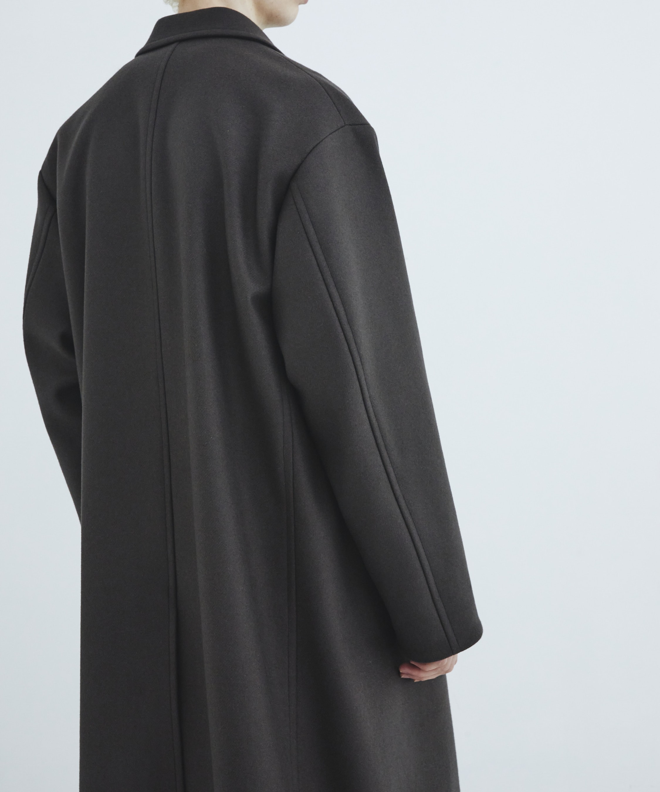 Premium meltonオーバーチェスターコート