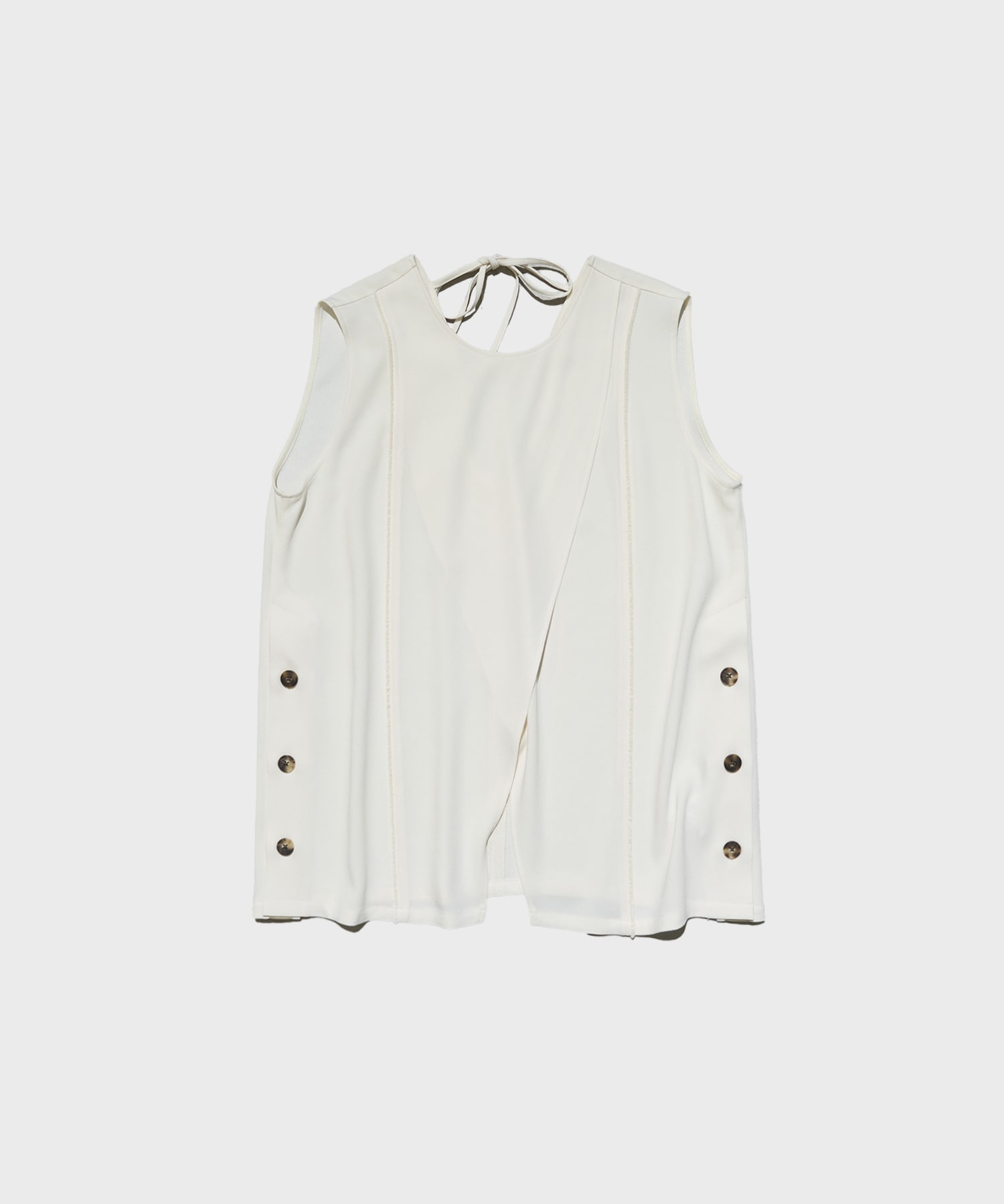 Back Satin Georgette Tops