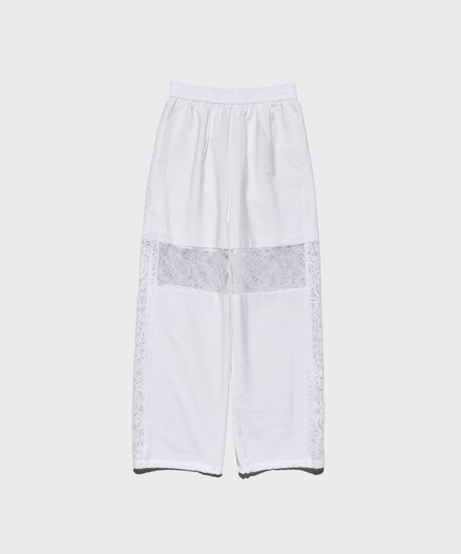 Lace Combination Relax Pants