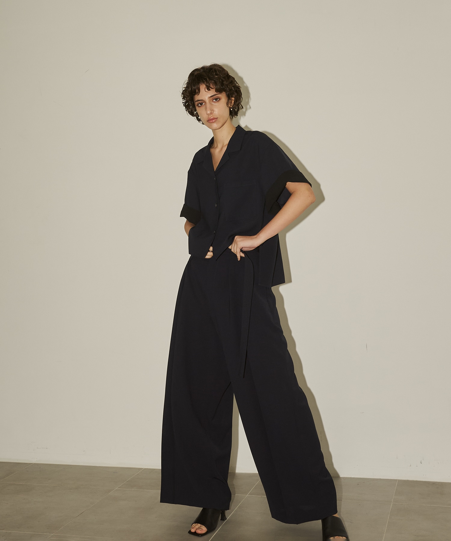 Belt Tuck Pants