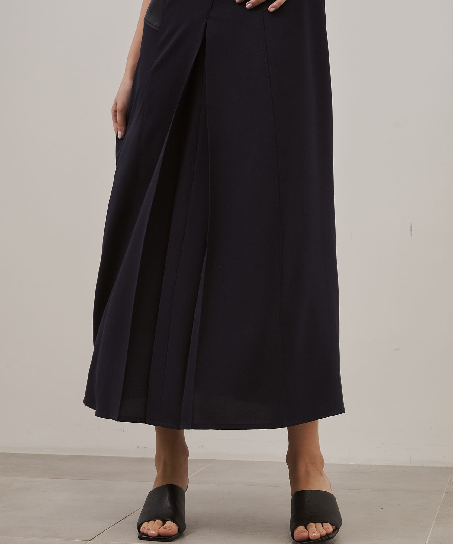 Satin Combination Dress