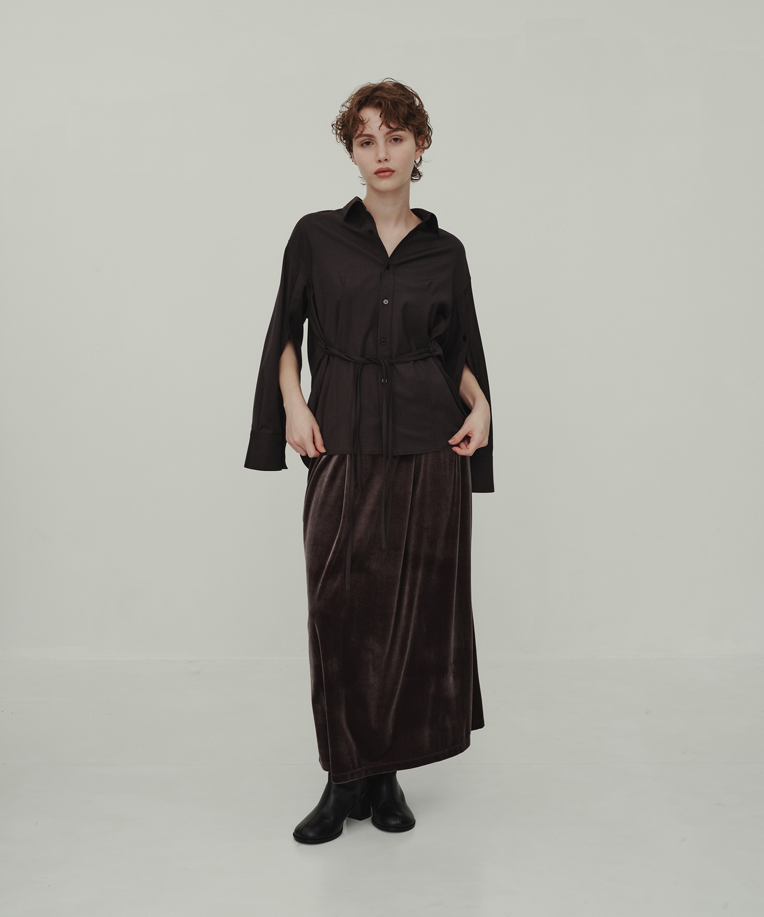 Slit Belt Shirt