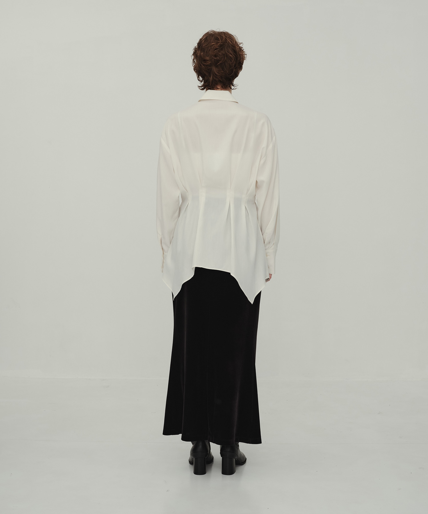 Velor Tuck Skirt