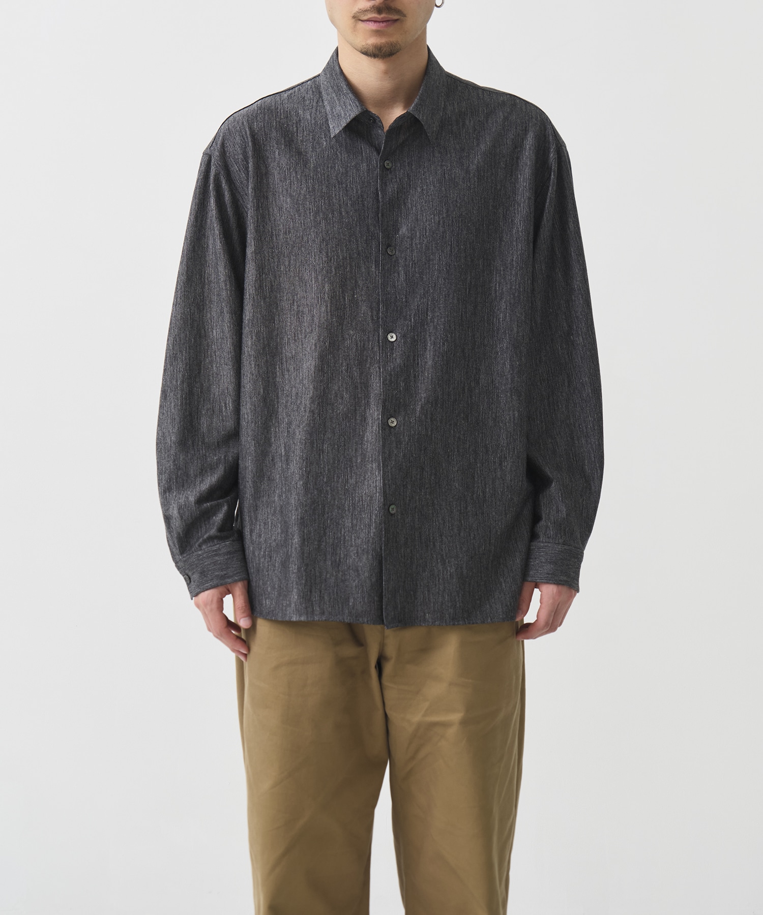 ＜WEB限定＞KANEMASA KNITマルチファブリックシャツ