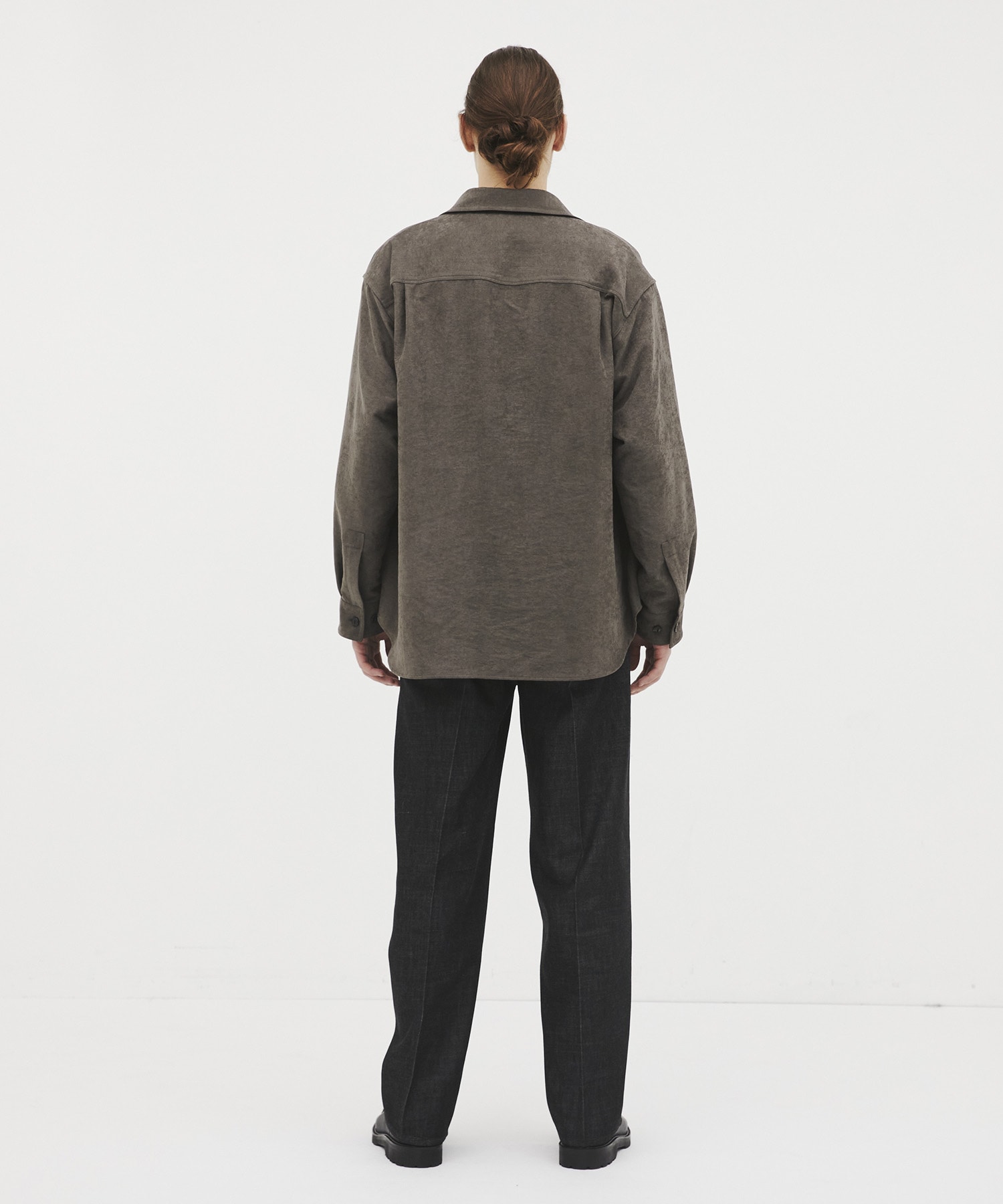 Split suede シャツジャケット