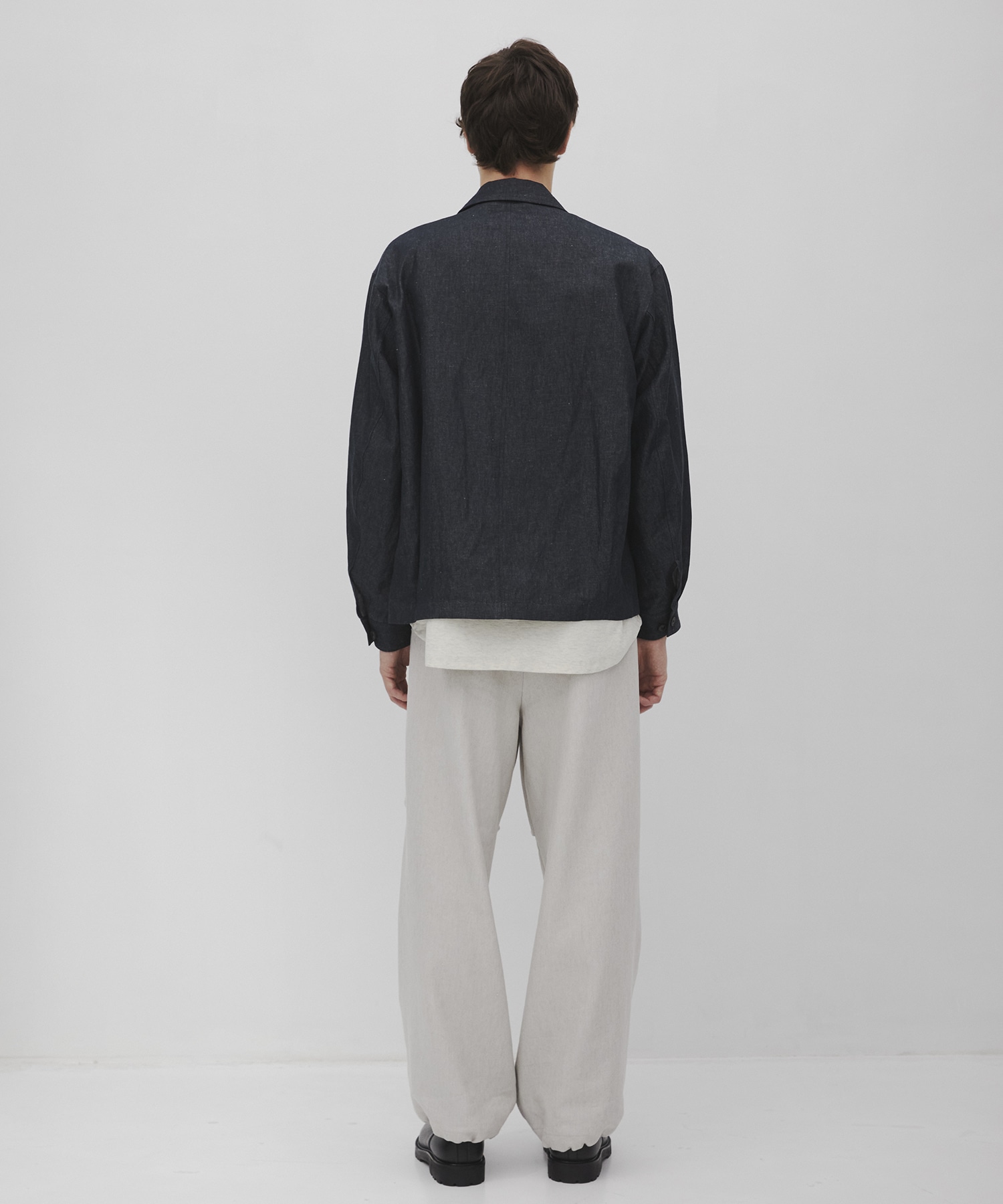 リネンデニムドリズラージャケット