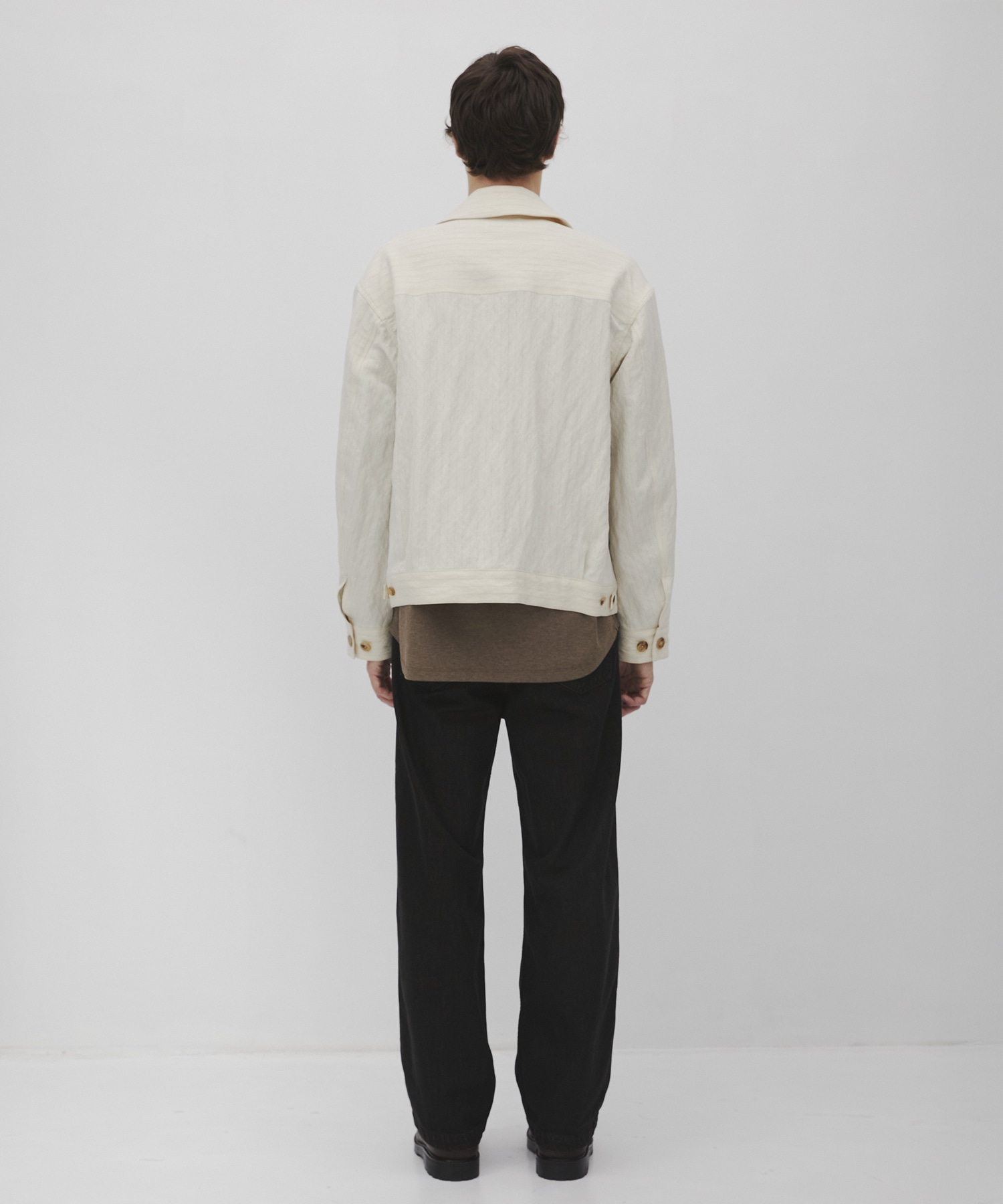 Vintage woolストライプ ブルゾン