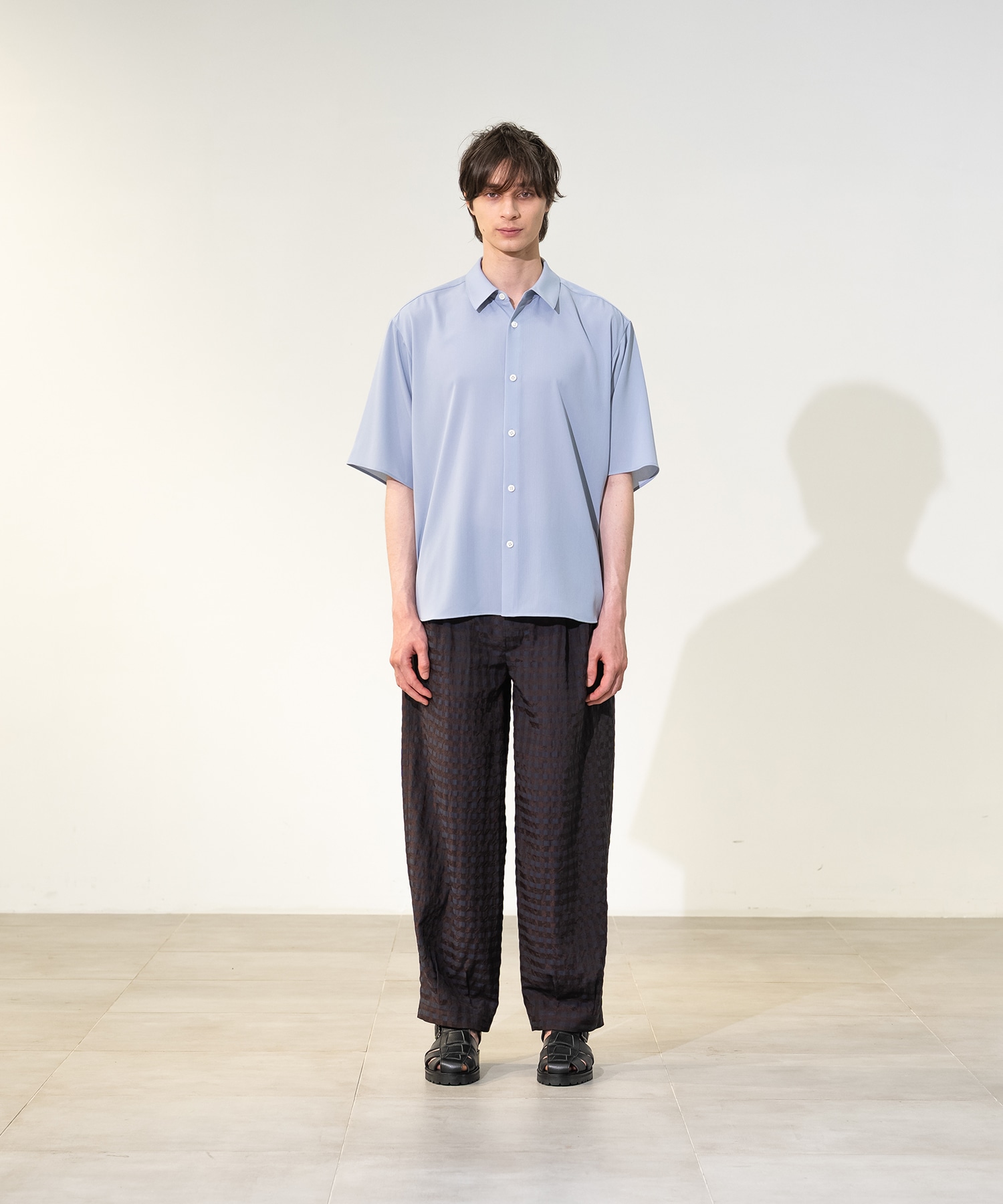 Air pleats リラックスS/Sシャツ