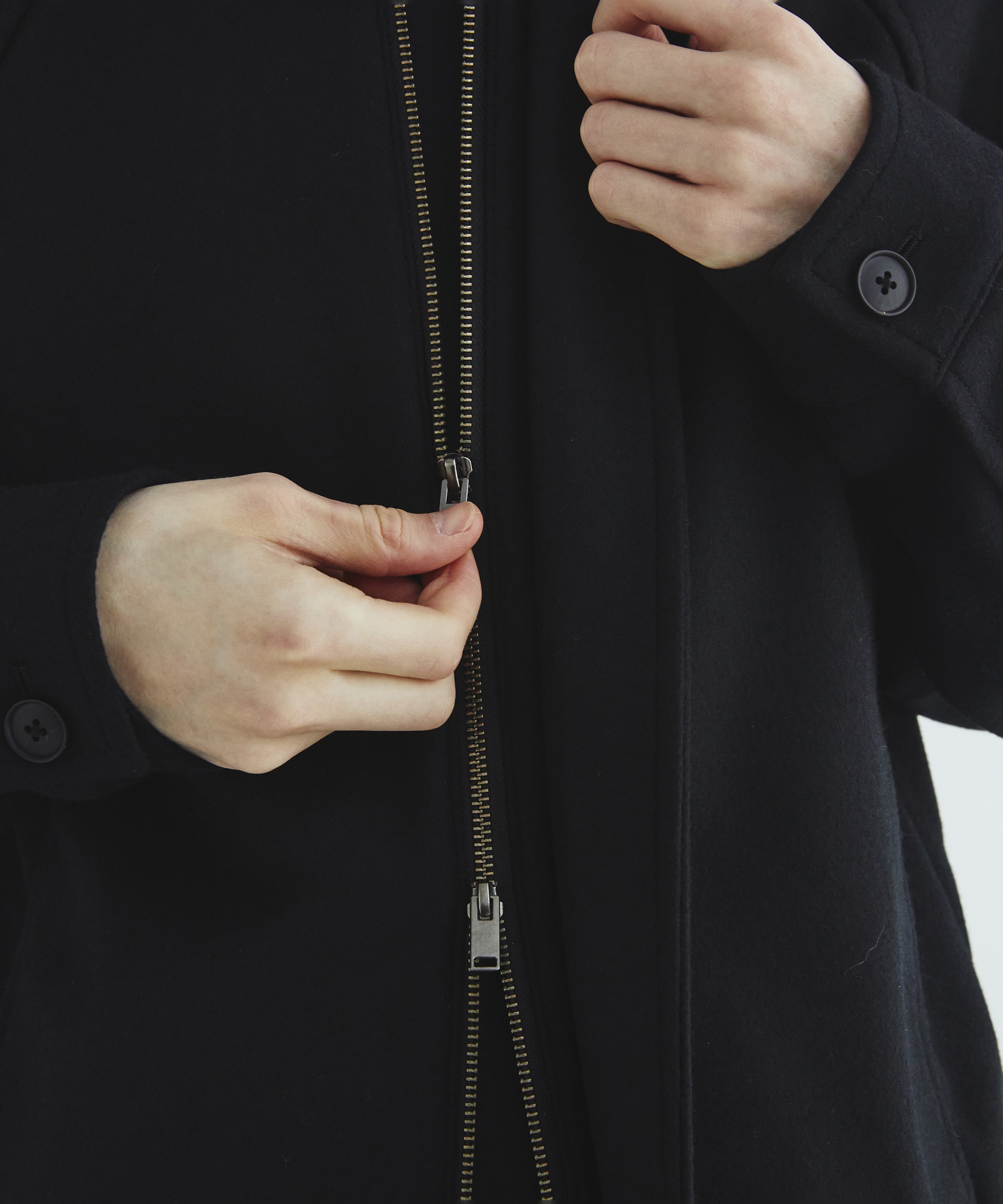 Premium meltonフライトジャケット