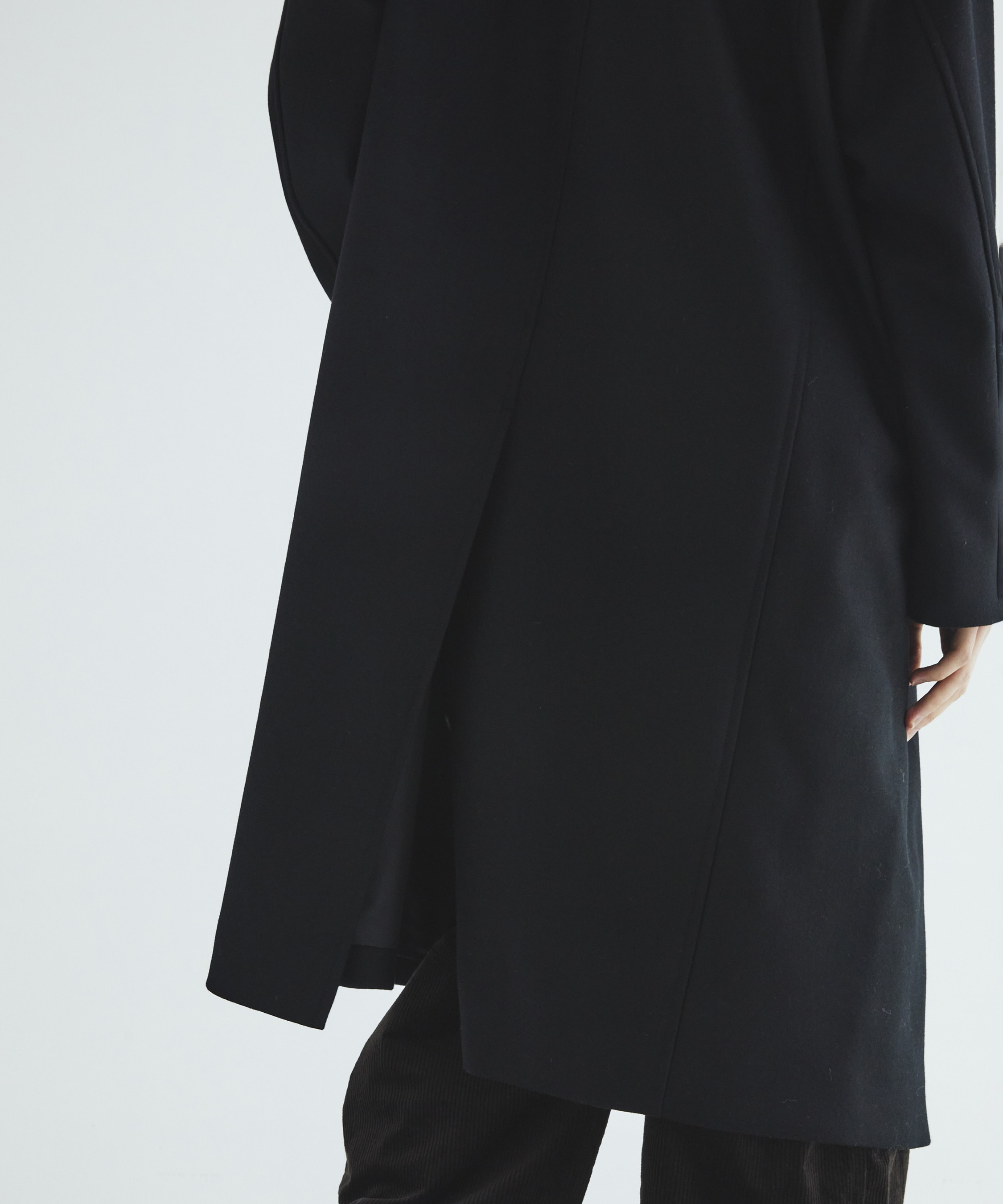 Premium meltonスタンドコート