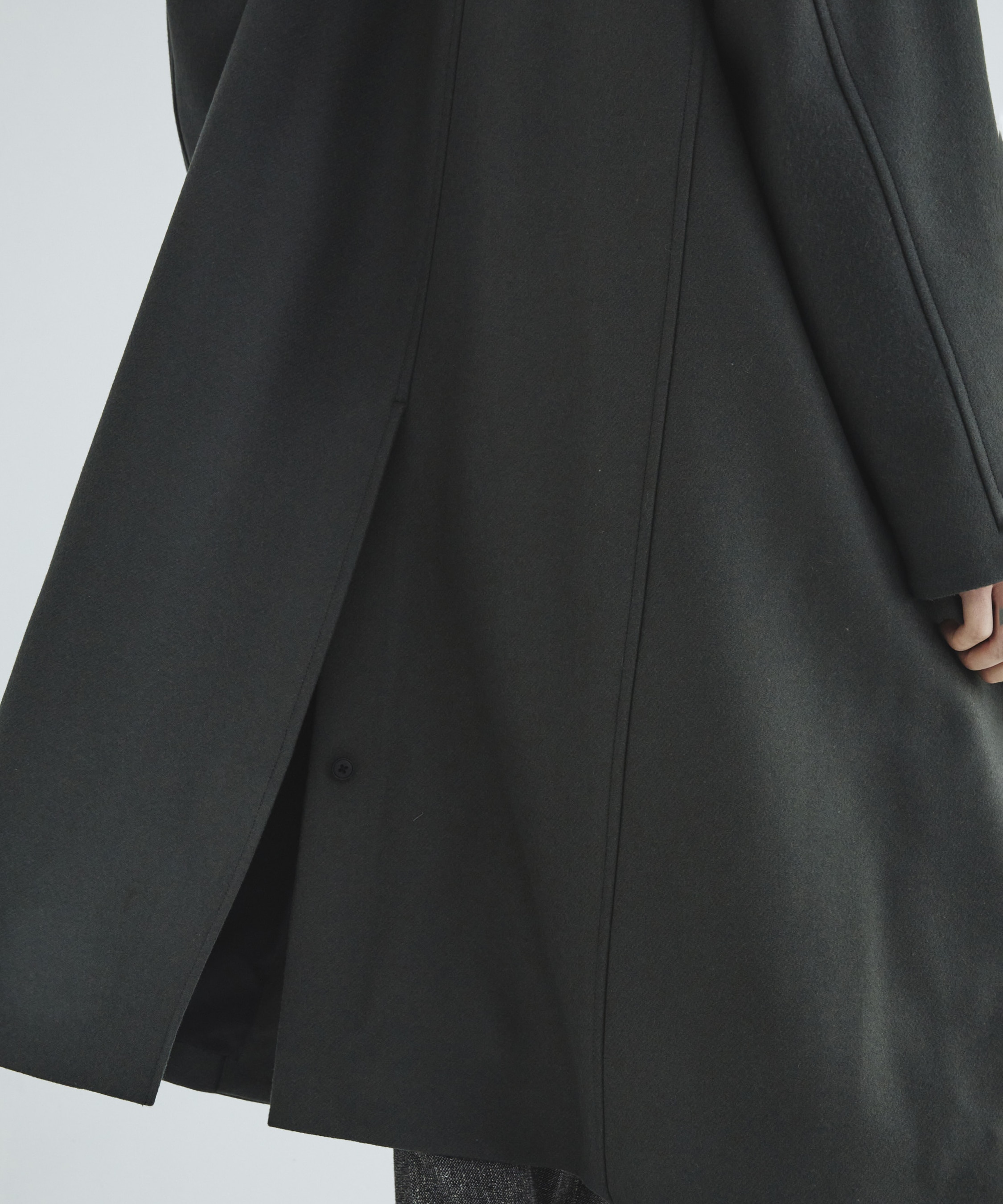 Premium meltonスタンドコート