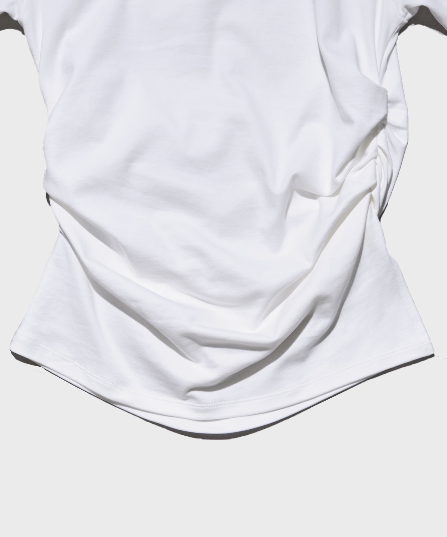 Asymmetry Tack Drape Tee