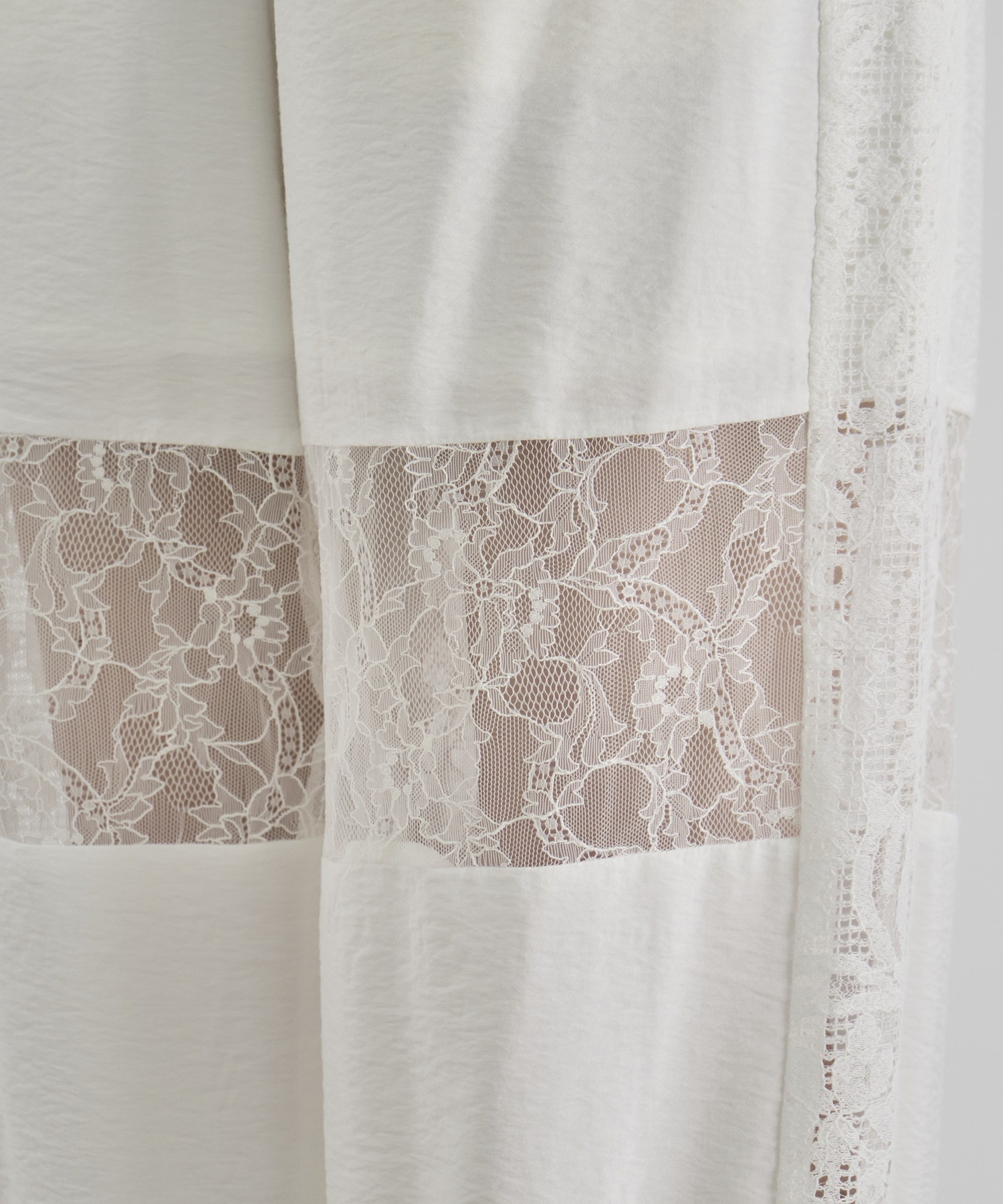Lace Combination Relax Pants