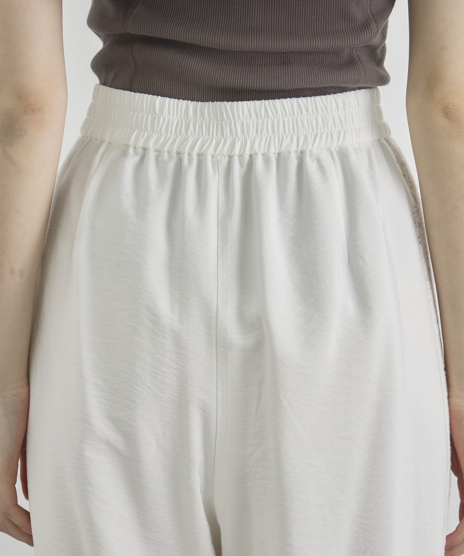 Lace Combination Relax Pants