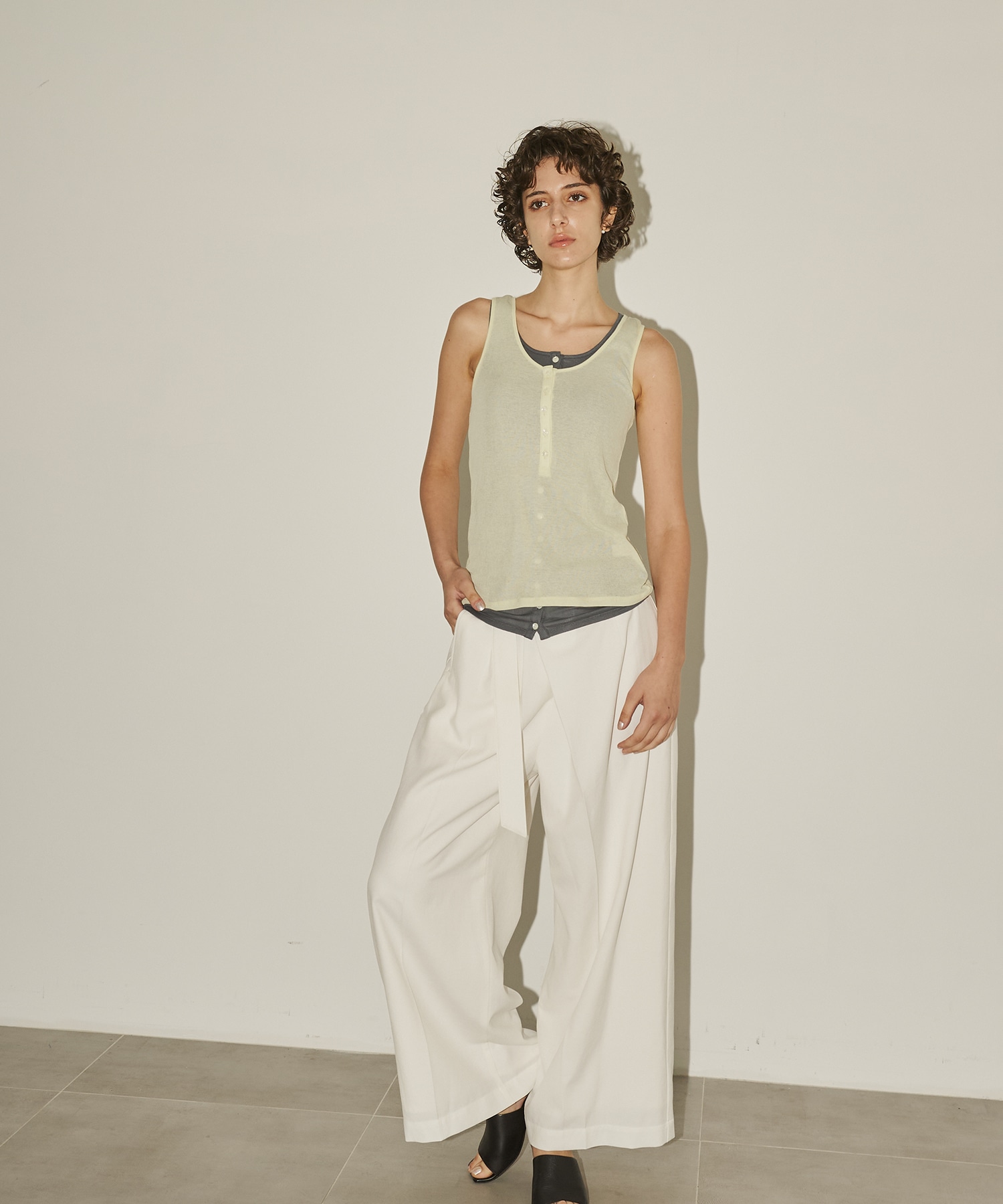 Linen Wrap Pants