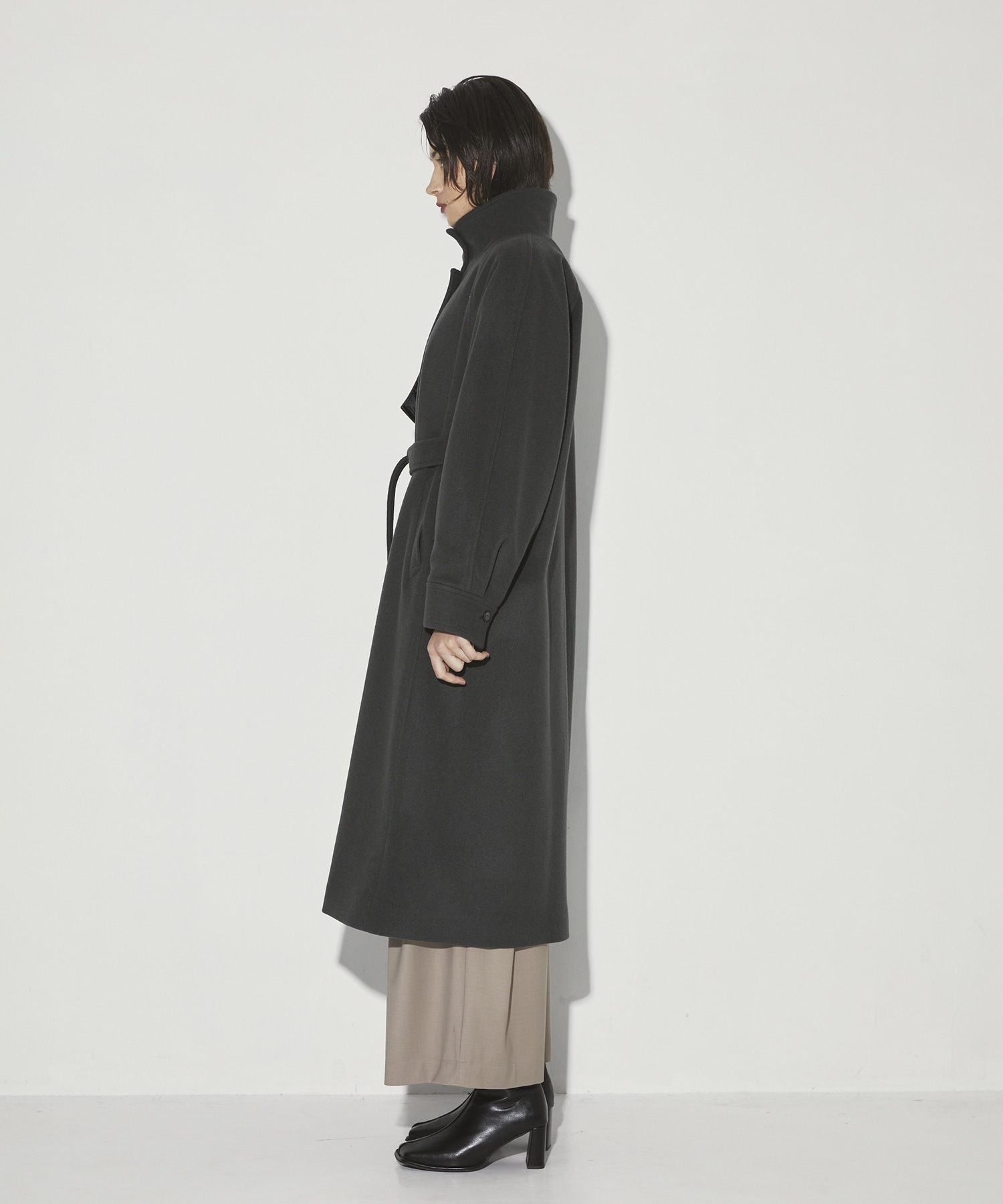StandCollar Wool Coat