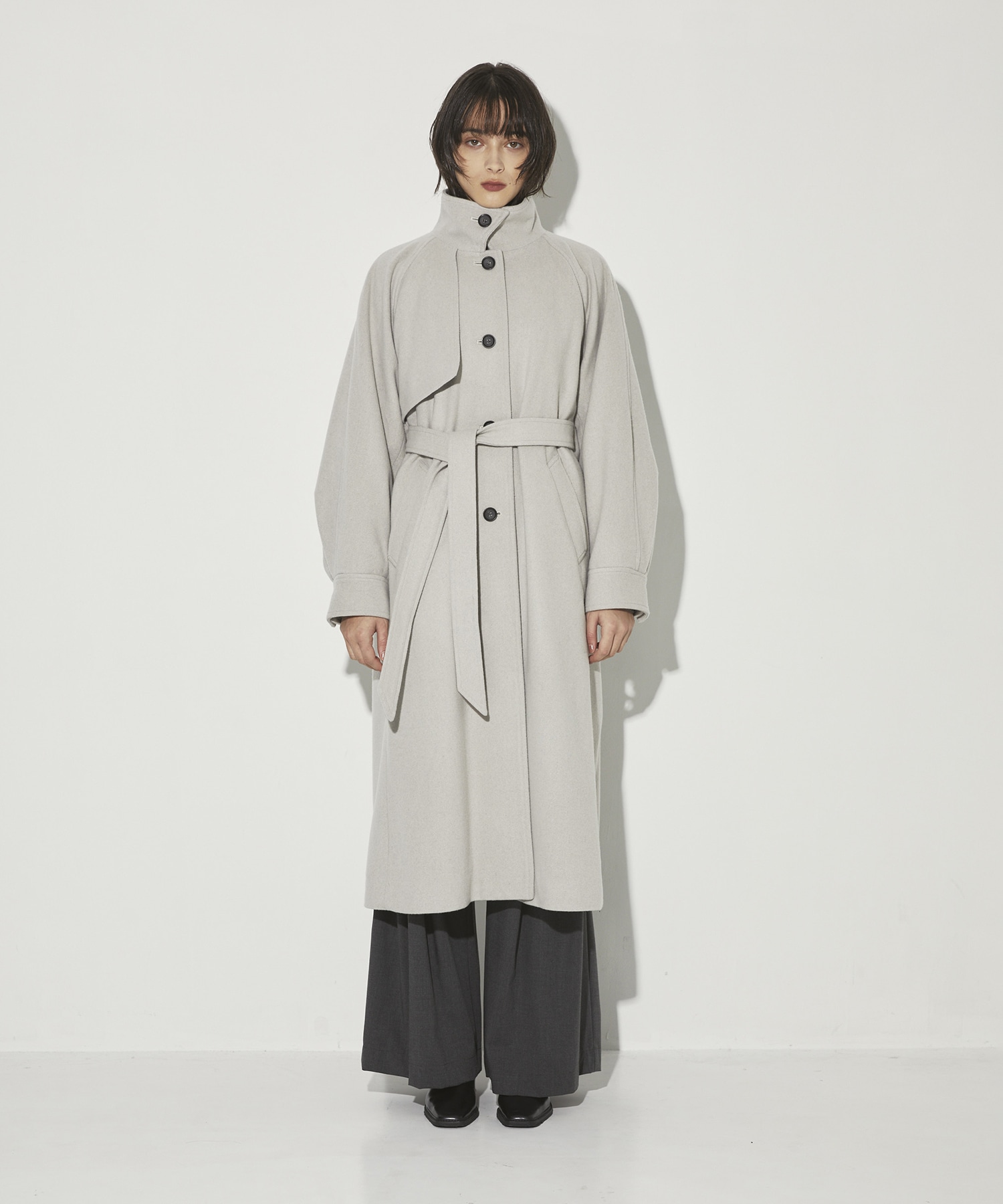 StandCollar Wool Coat