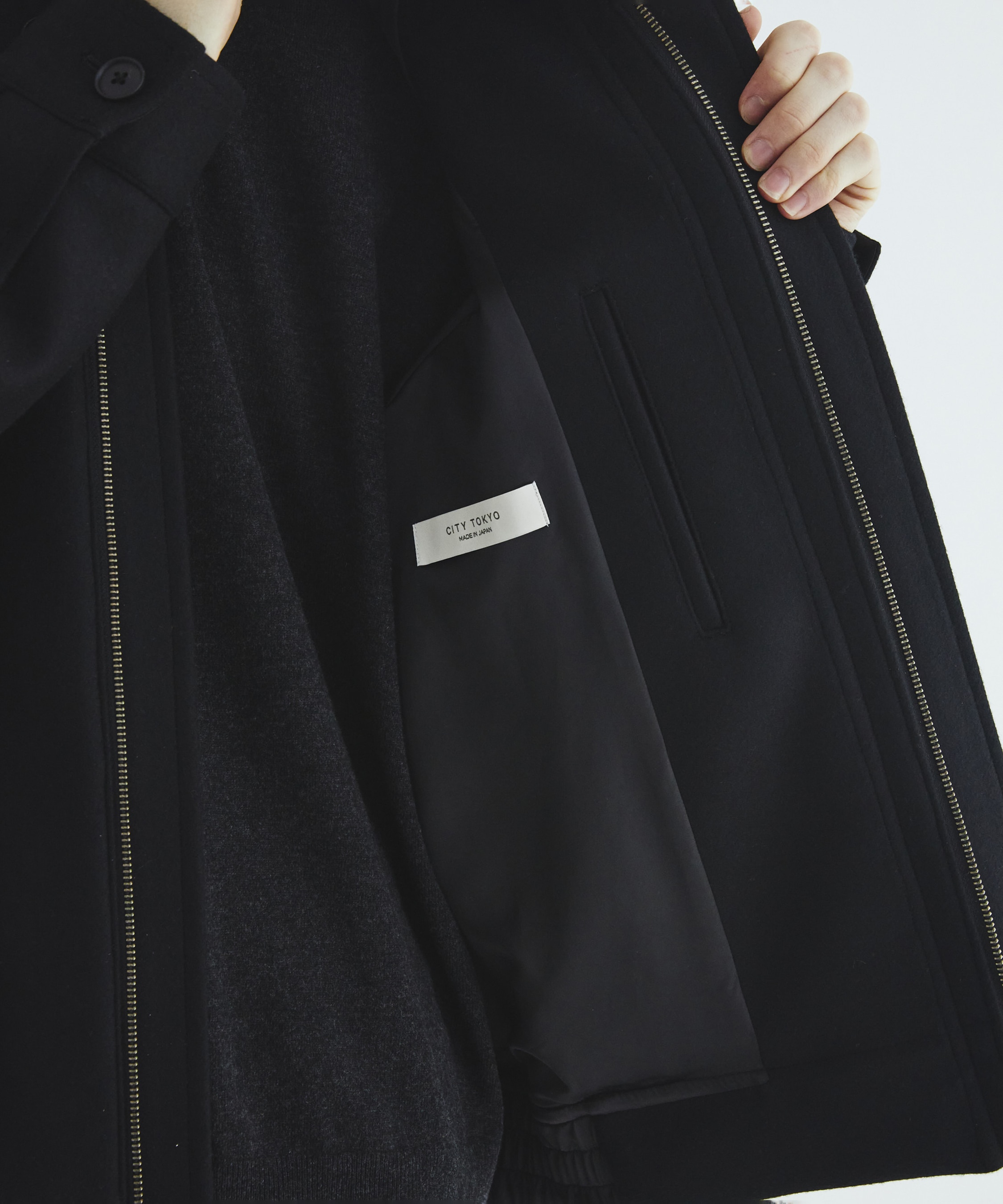 Premium meltonフライトジャケット