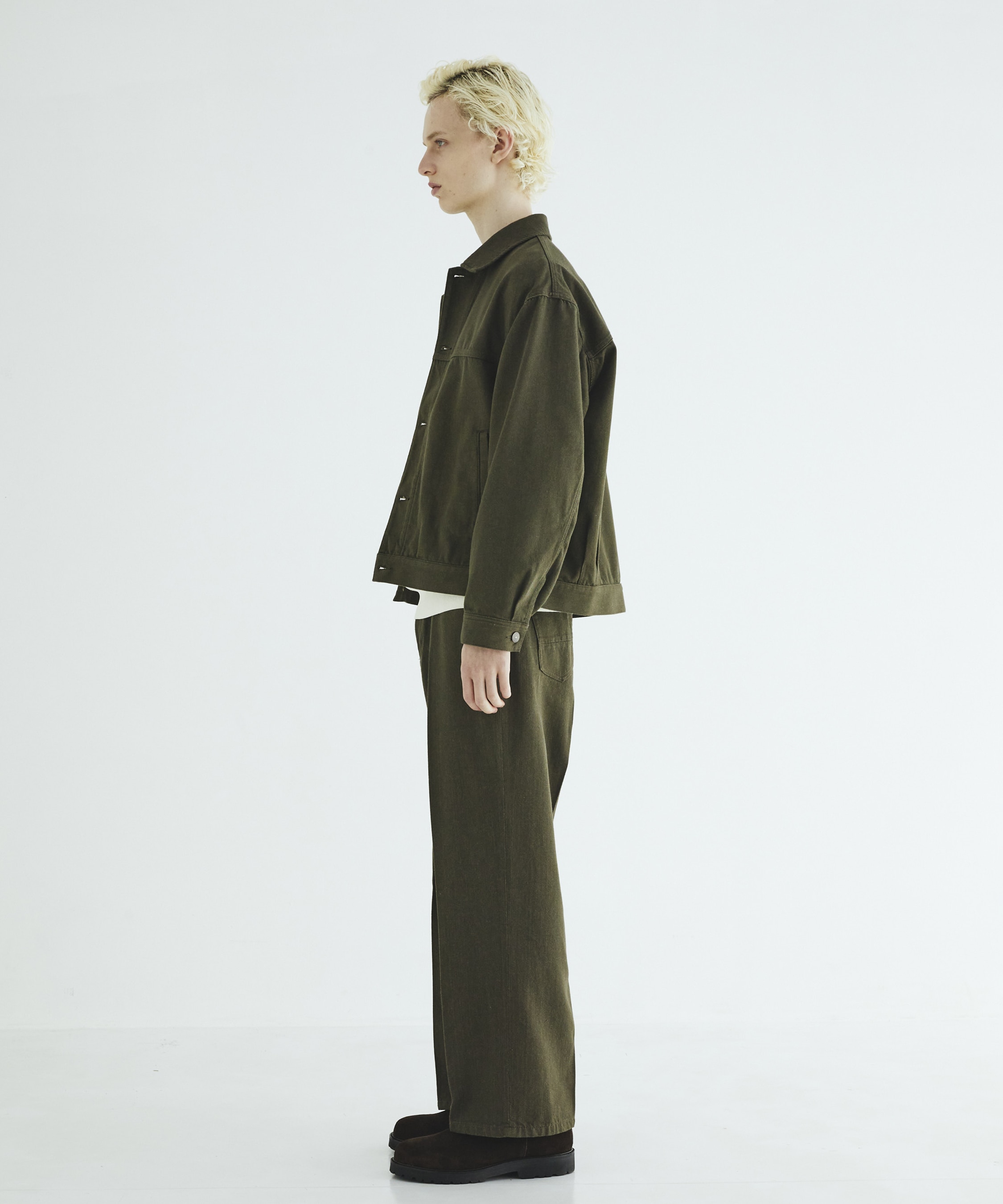 Cashmere denim ジャケット