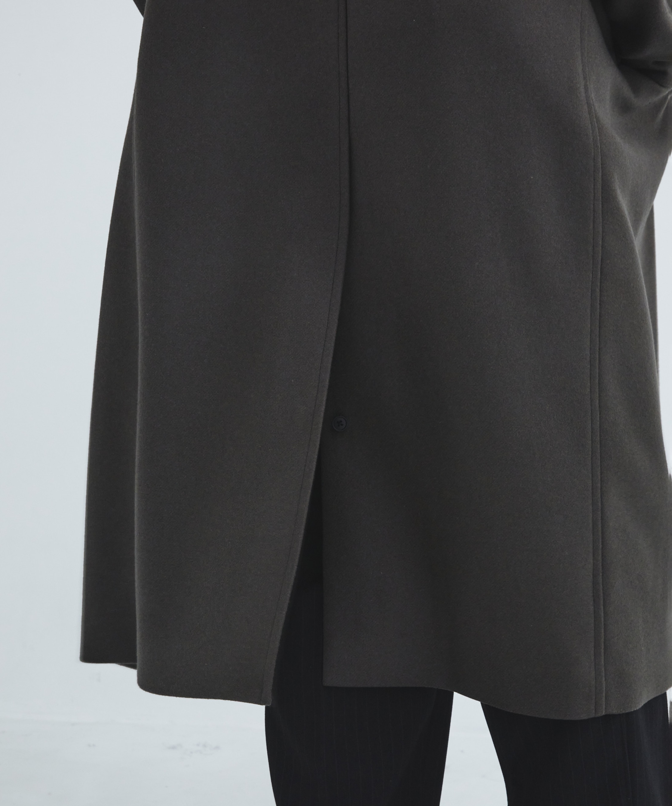 Premium meltonオーバーチェスターコート