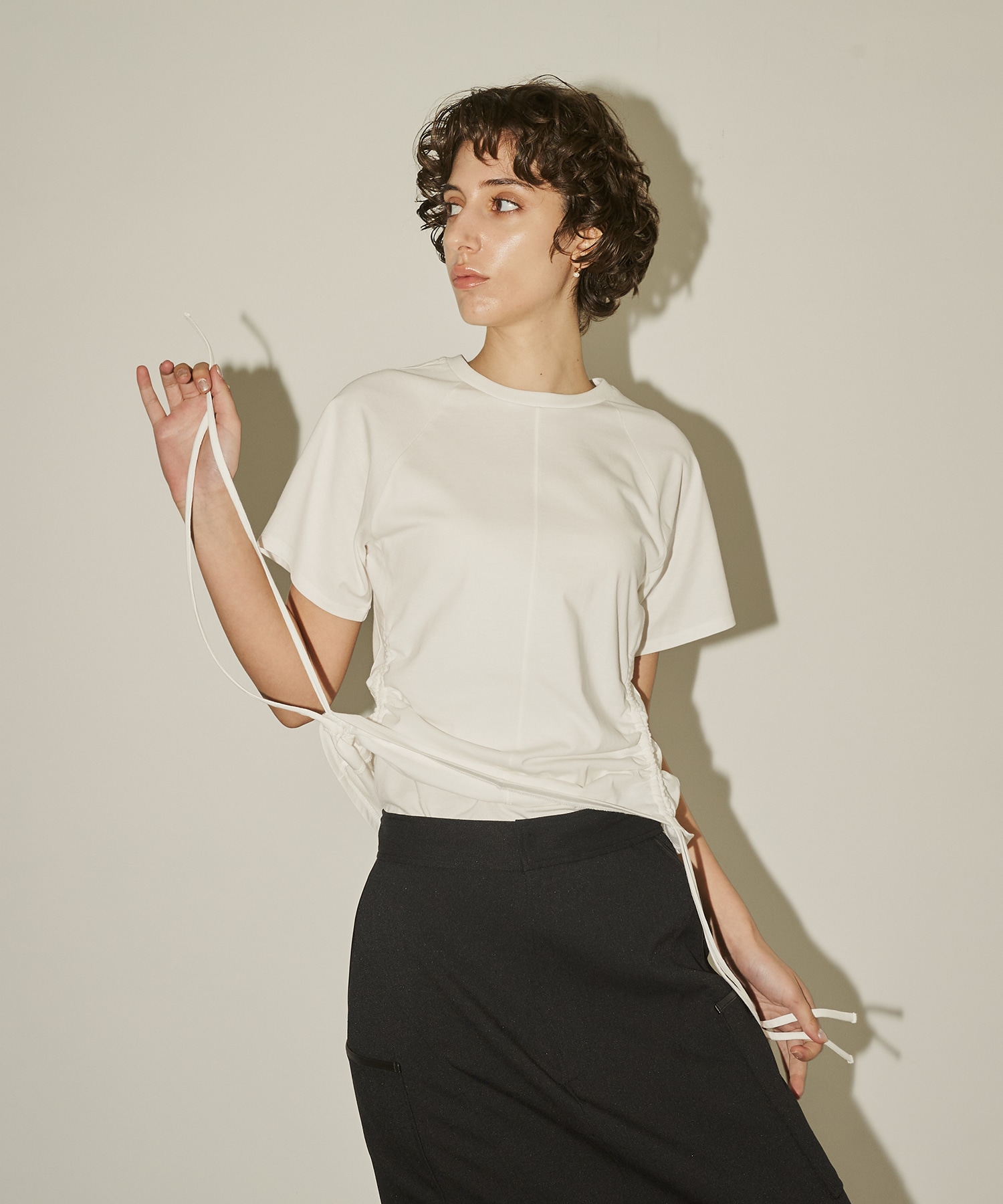 Side Drawstring Tee