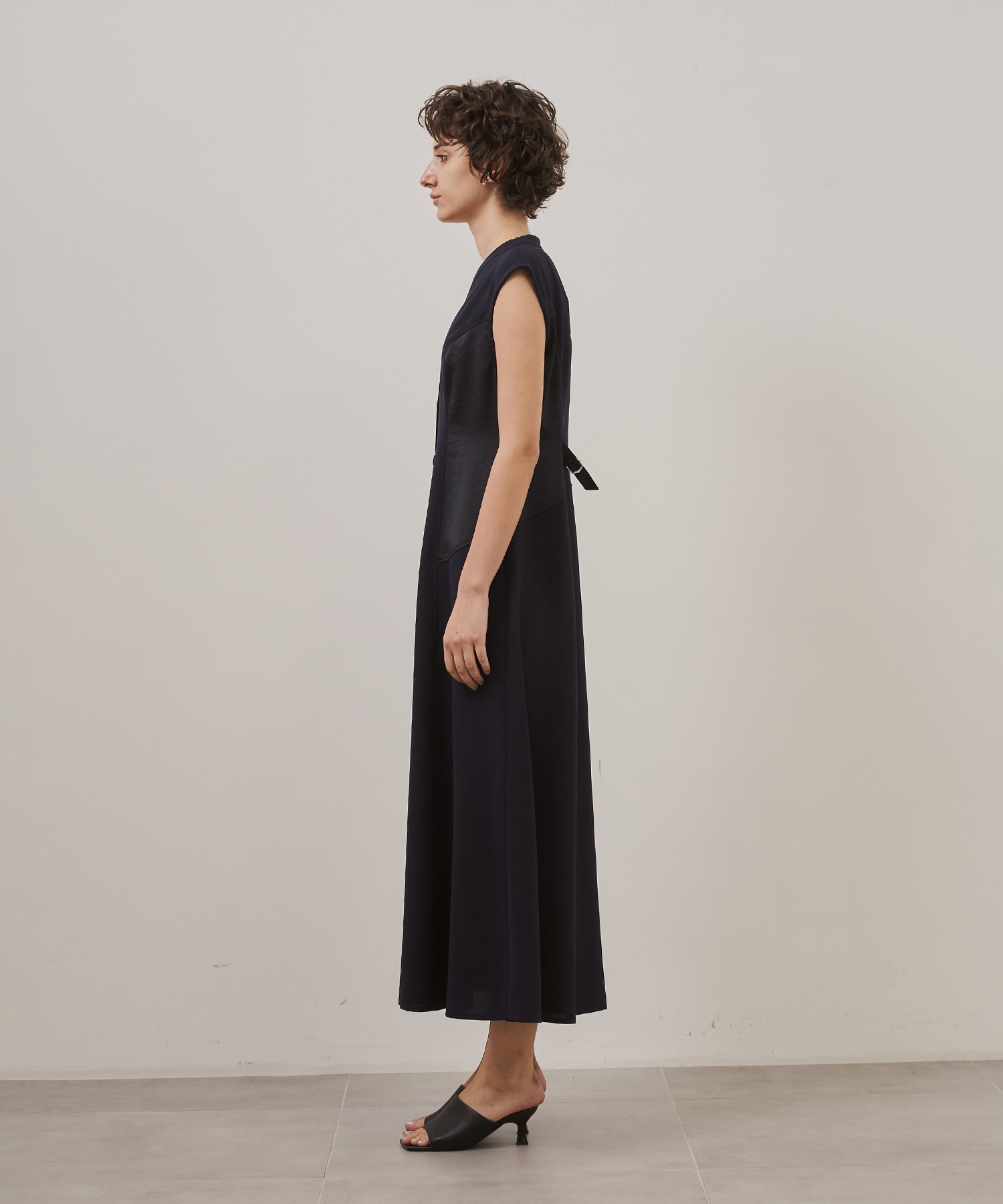 Satin Combination Dress