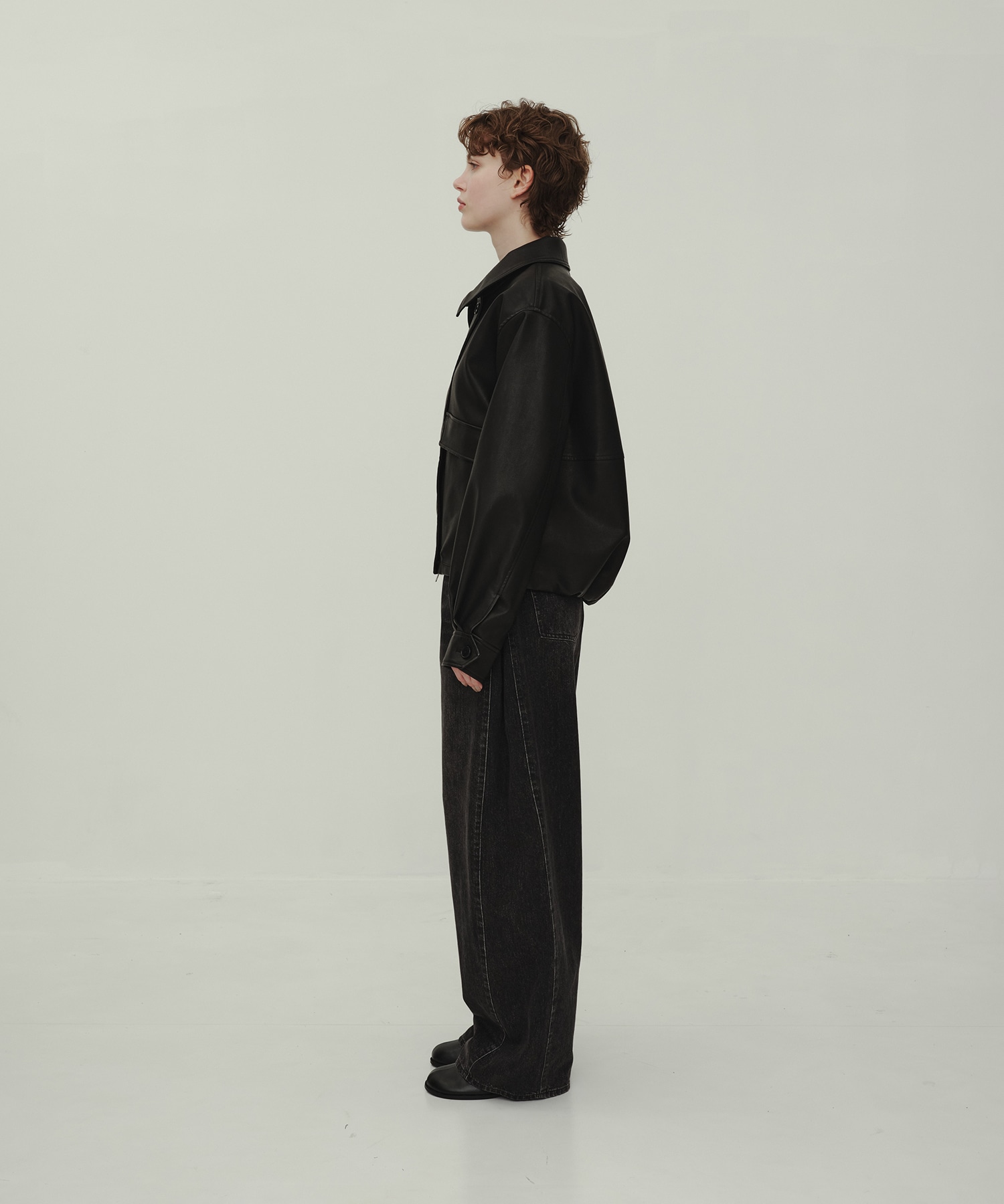 Leather Blouson