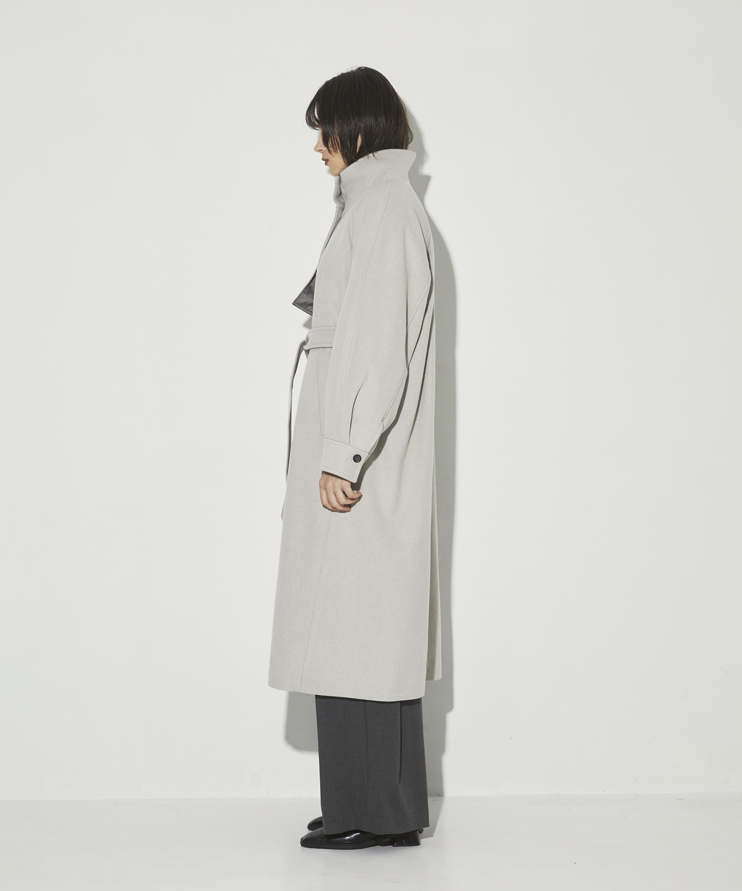 StandCollar Wool Coat