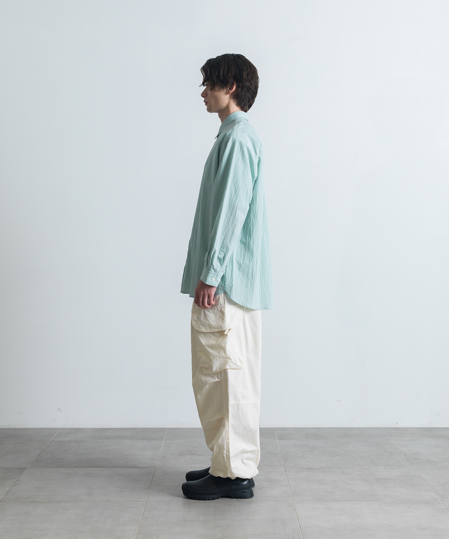 キャッチワッシャーリラックスシャツ