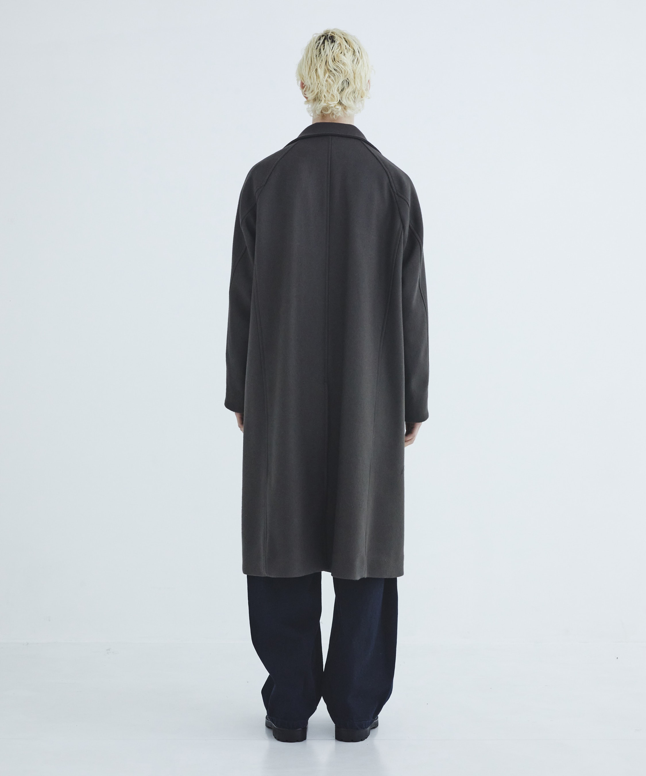 Premium meltonスタンドコート