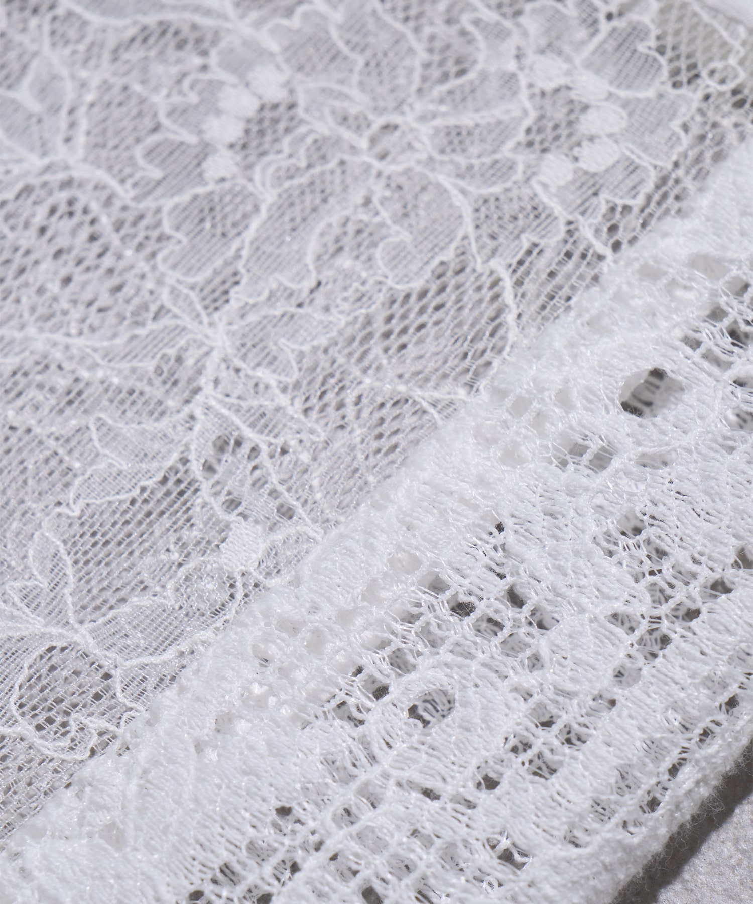 Lace Combination Relax Pants