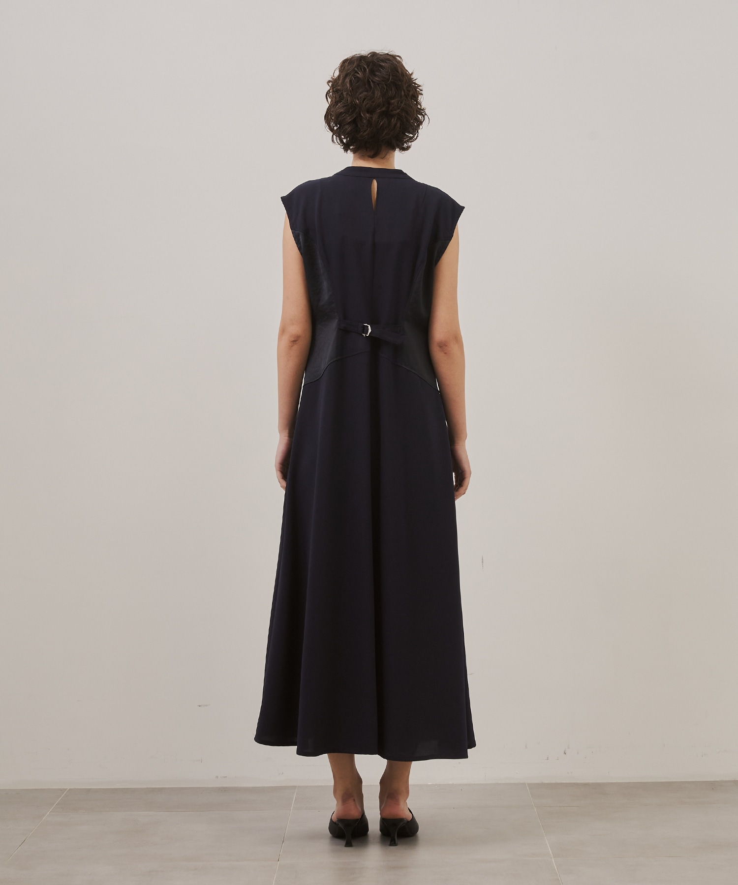 Satin Combination Dress