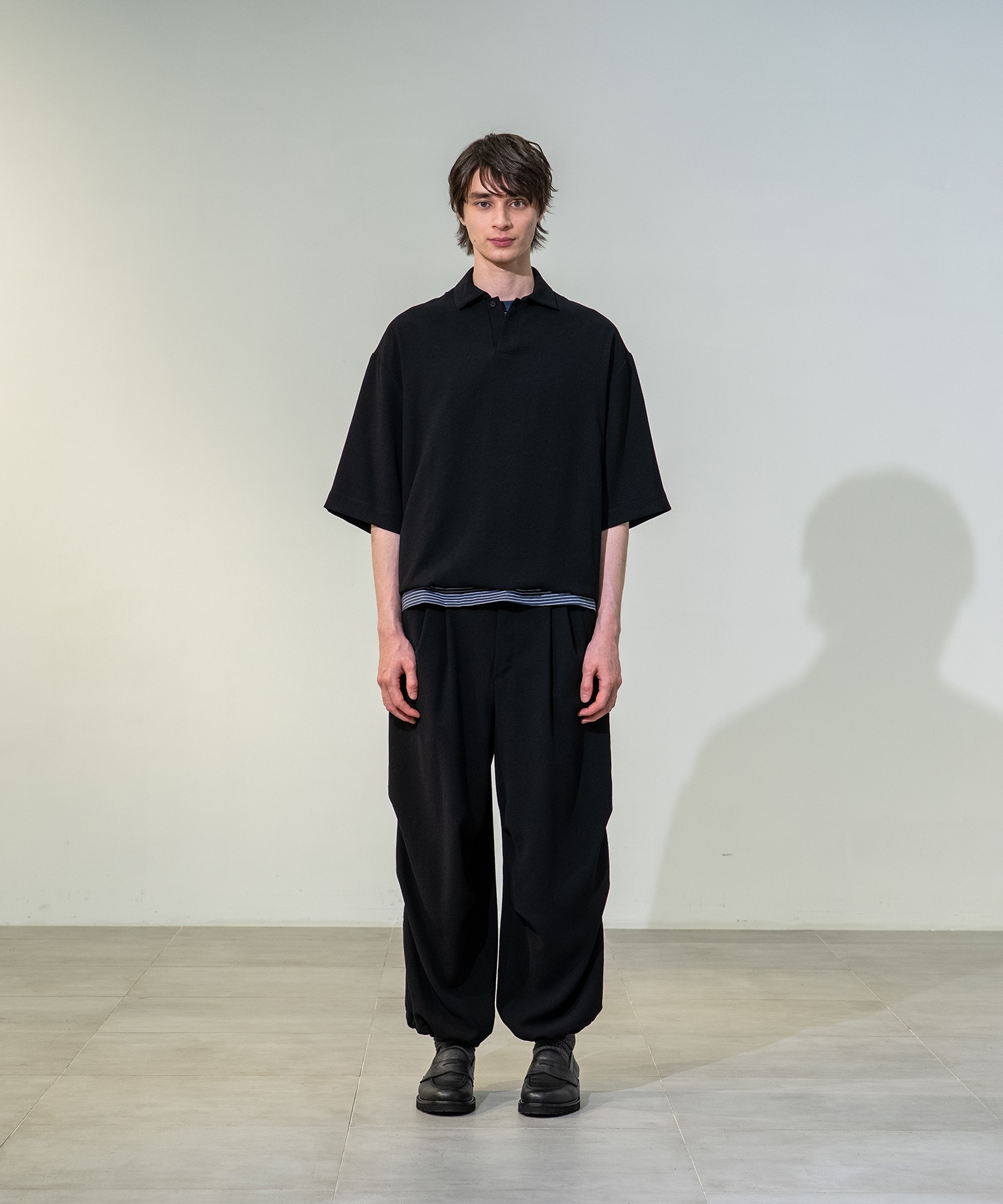 Multi-flex スキッパーポロシャツ
