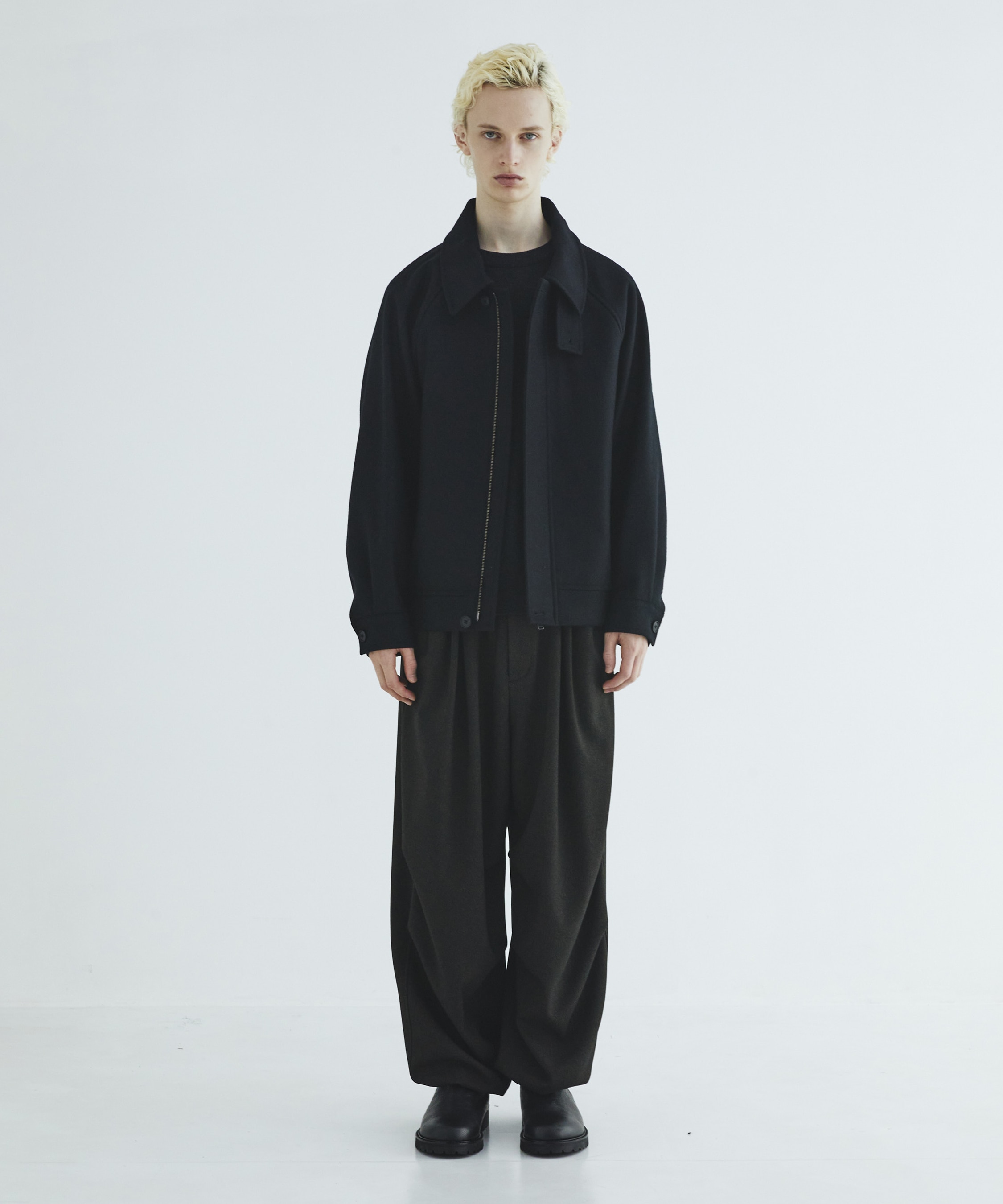 Premium meltonフライトジャケット