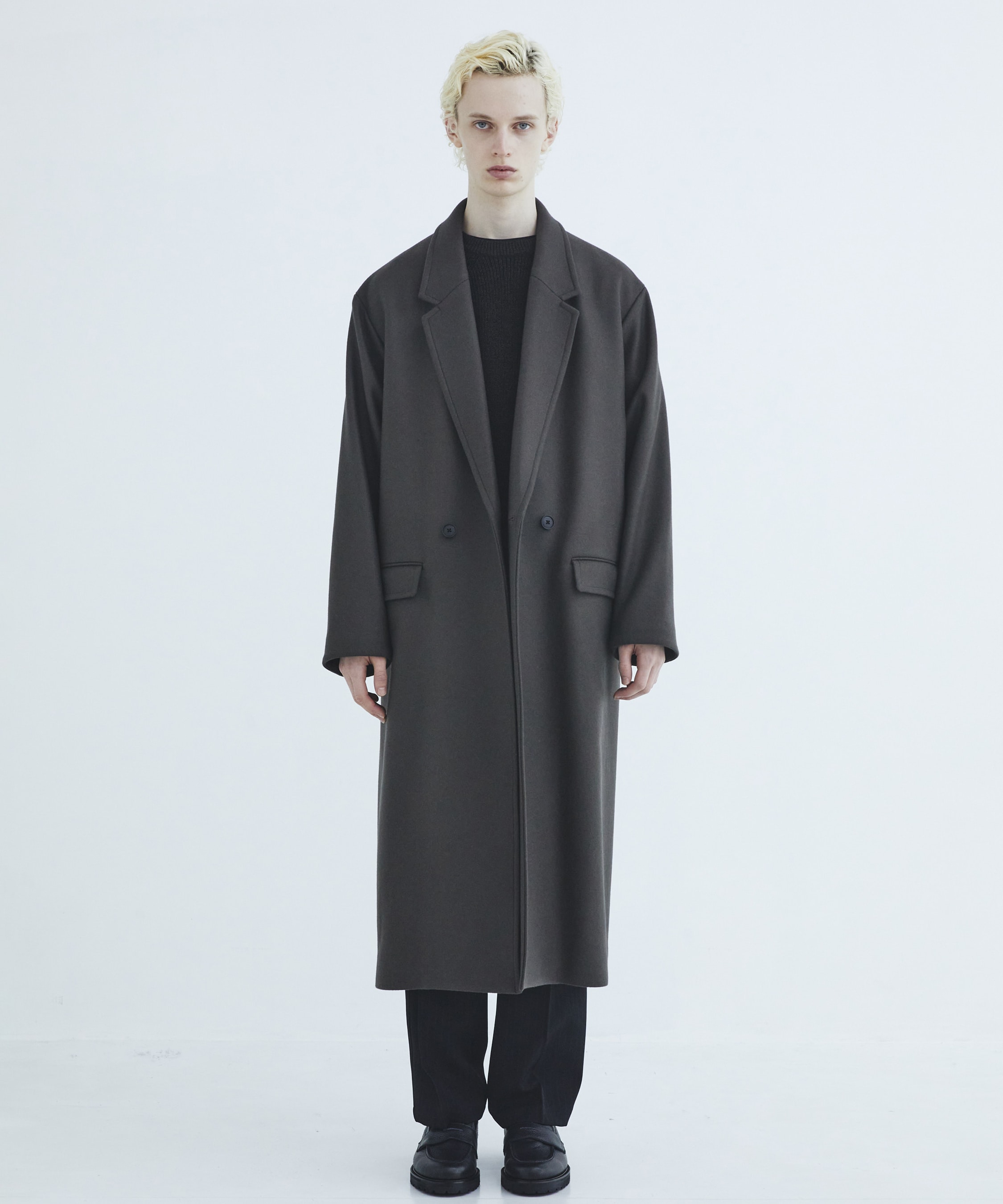Premium meltonオーバーチェスターコート