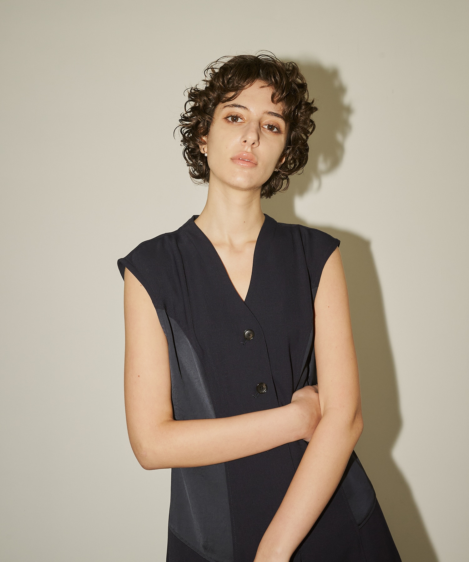 Satin Combination Dress