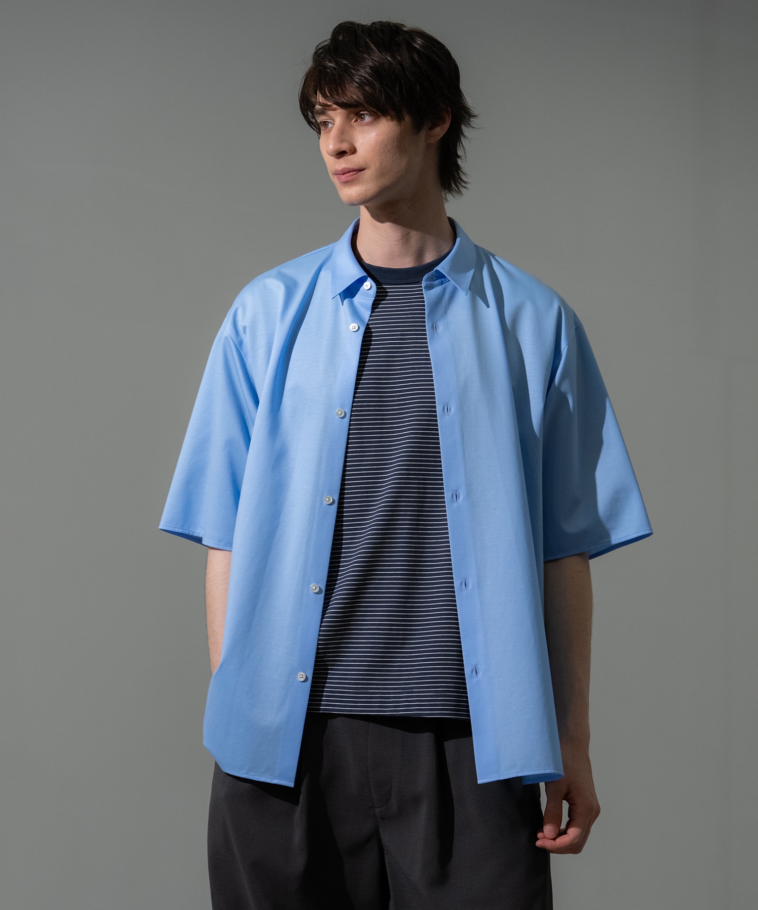 KANEMASA KNIT S/Sシャツ