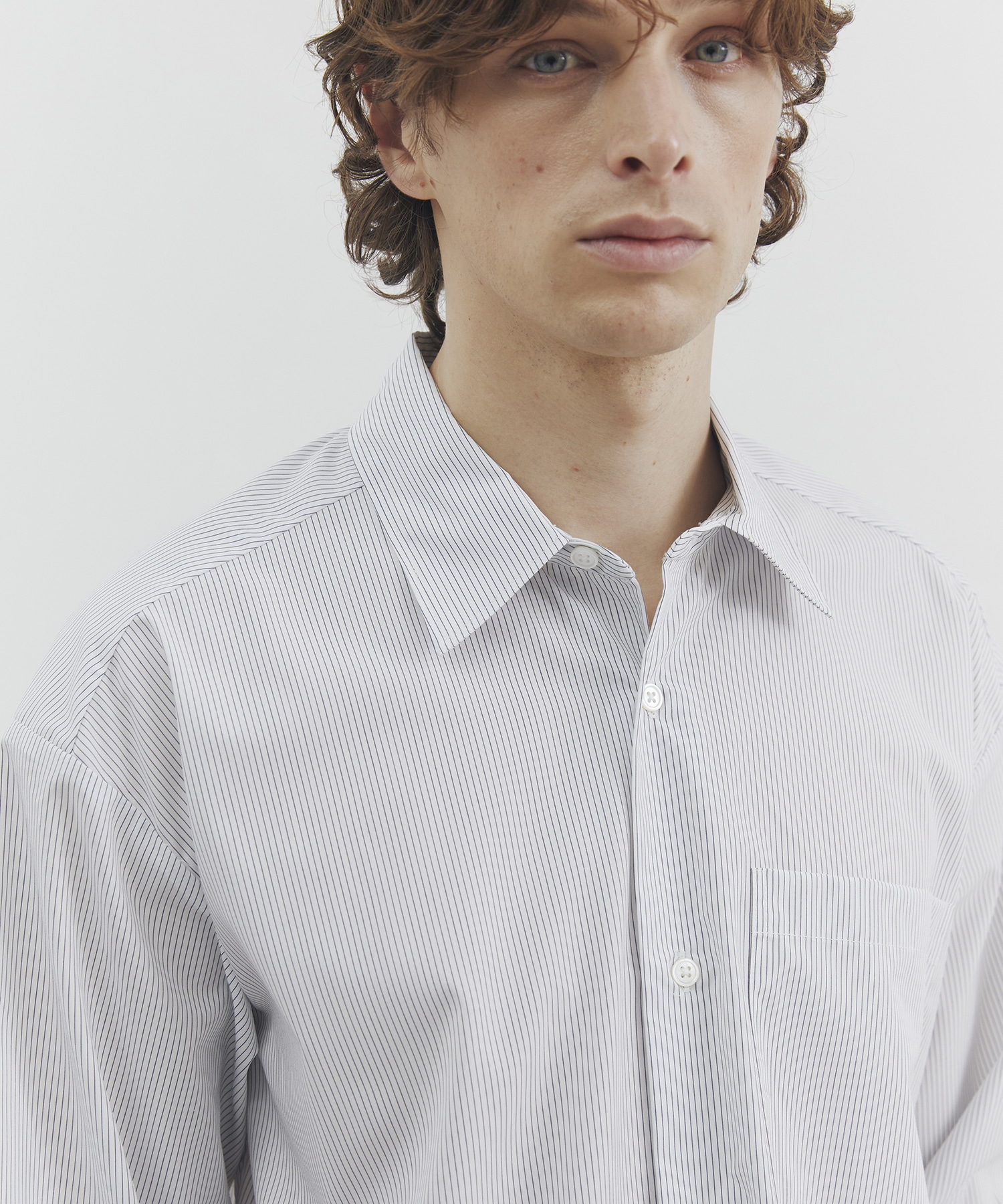 High density ストライプシャツ