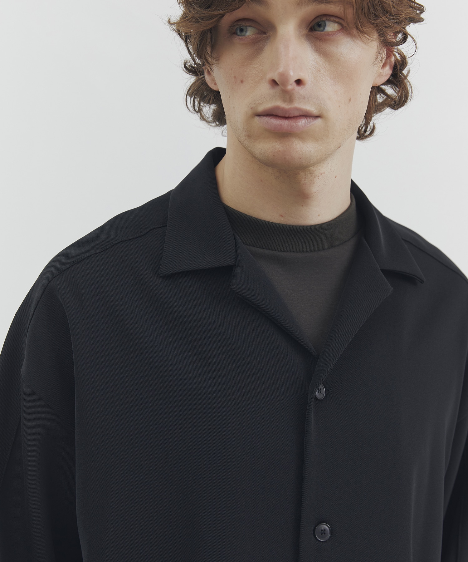 High Count Twillシャツカーディガン