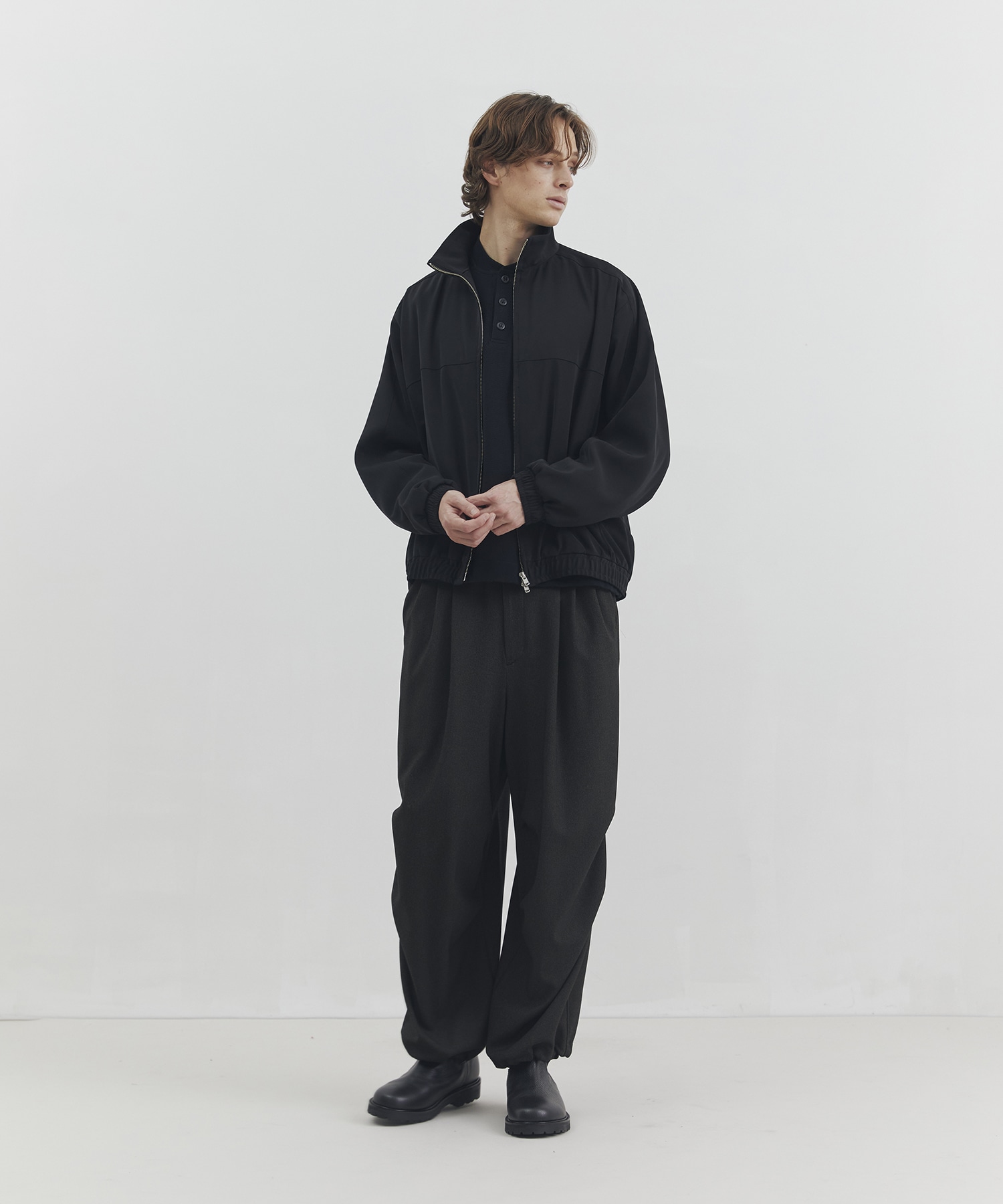 High Count Twill トラックジャケット