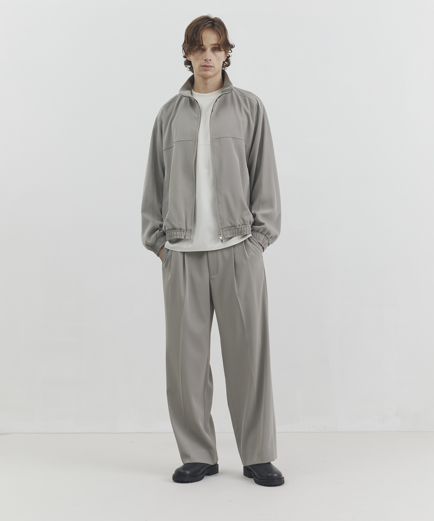 High Count Twill トラックジャケット